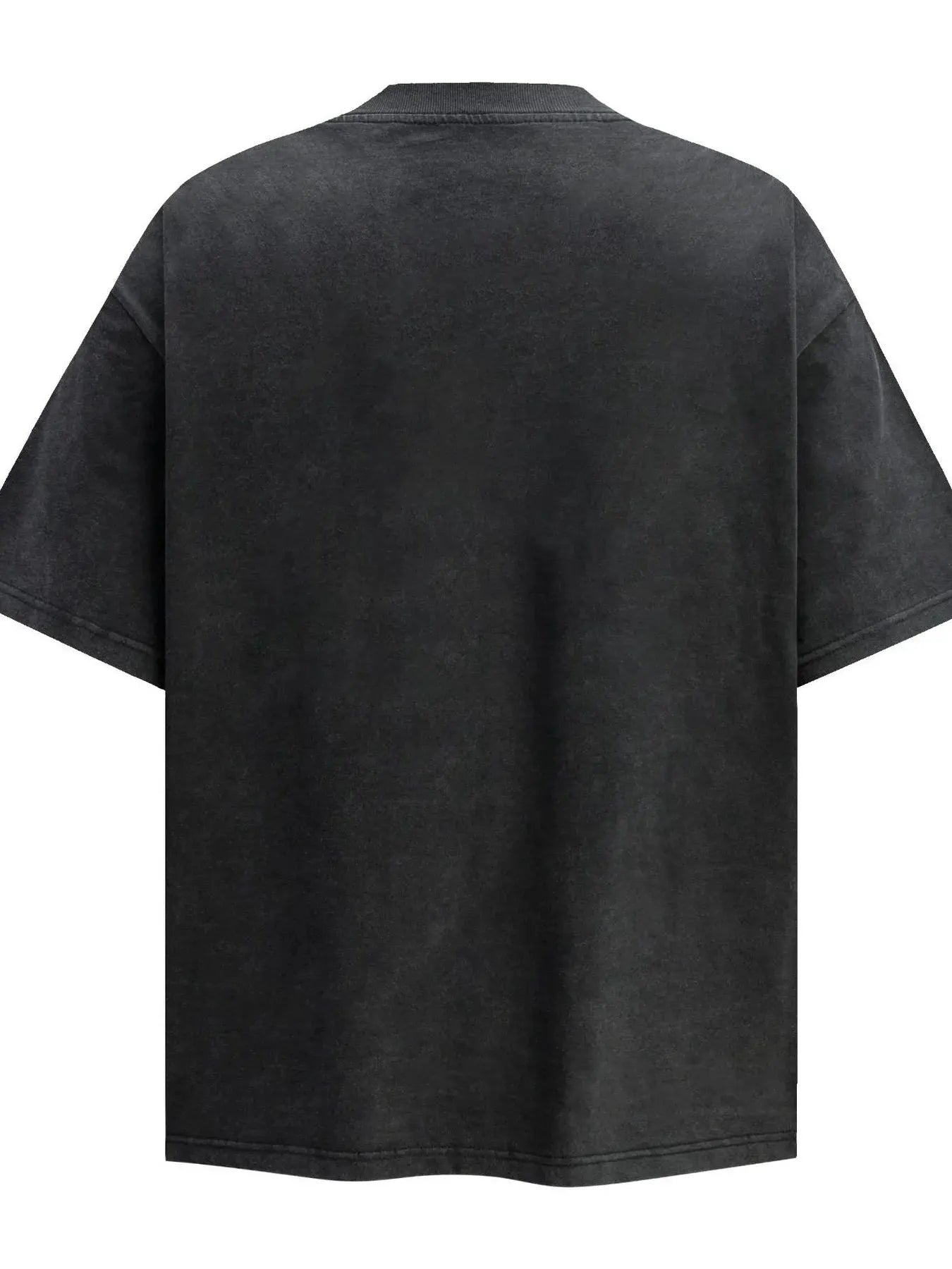 Men’s Letter Round Neck Short Sleeve T‑Shirt | Partner Labels Selection by Partner Label
