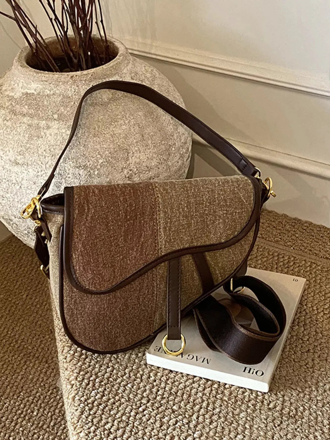 Adjustable Strap Crossbody Bag by Partner Label