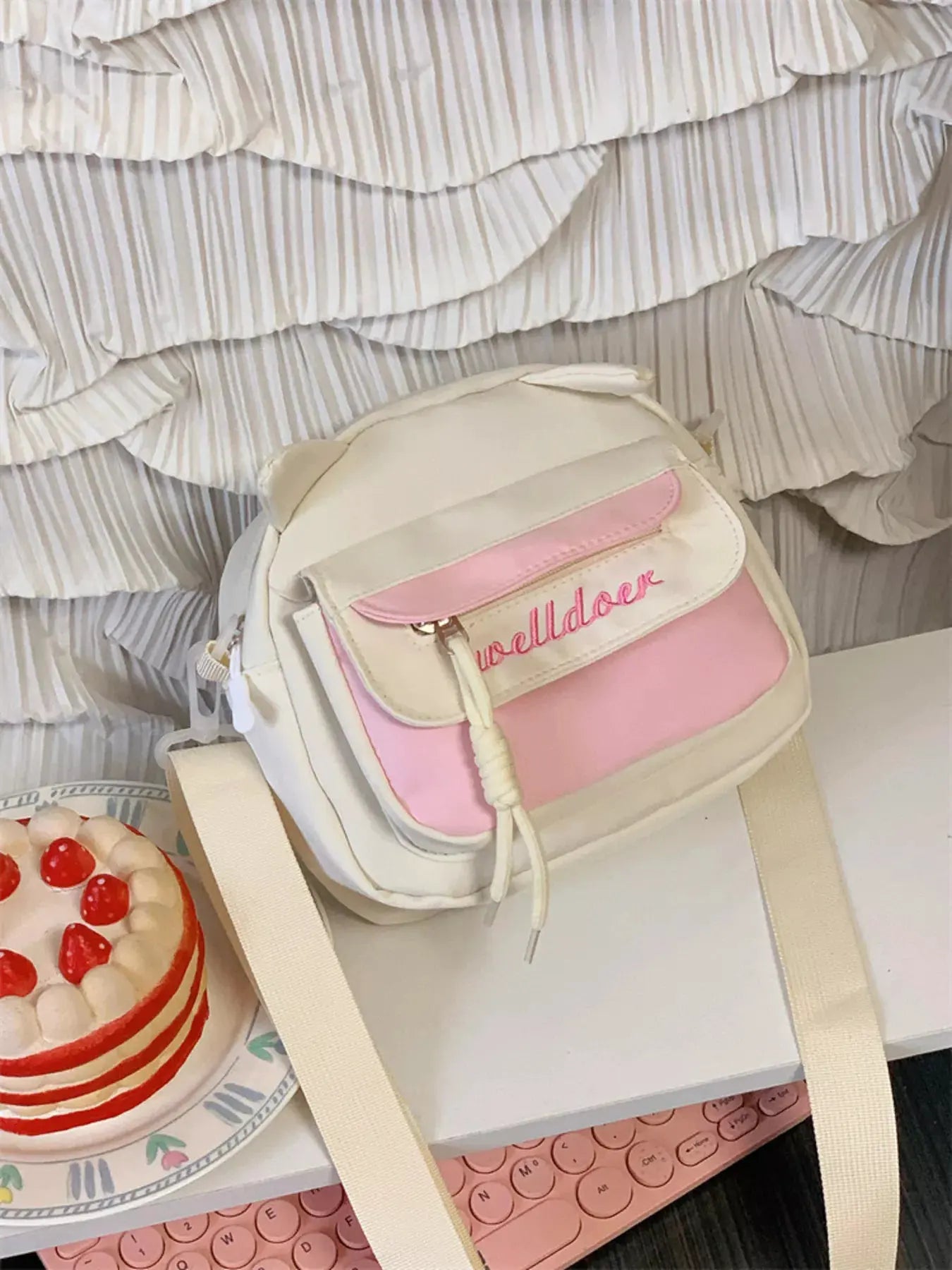 Adjustable Strap Crossbody Bag by Partner Label