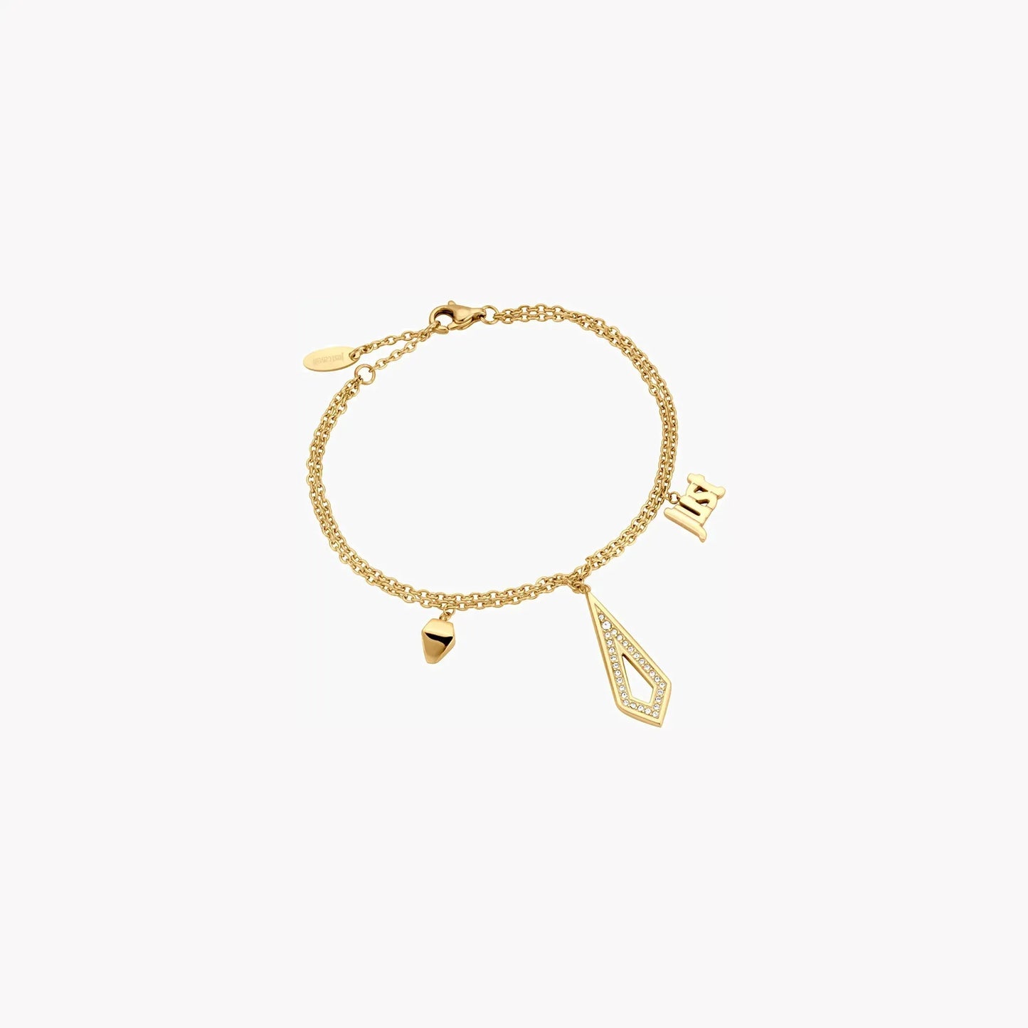 Just Cavalli Women's Gold Brass Bracelet, Gold | Jcbr00390200 by JUST CAVALLI