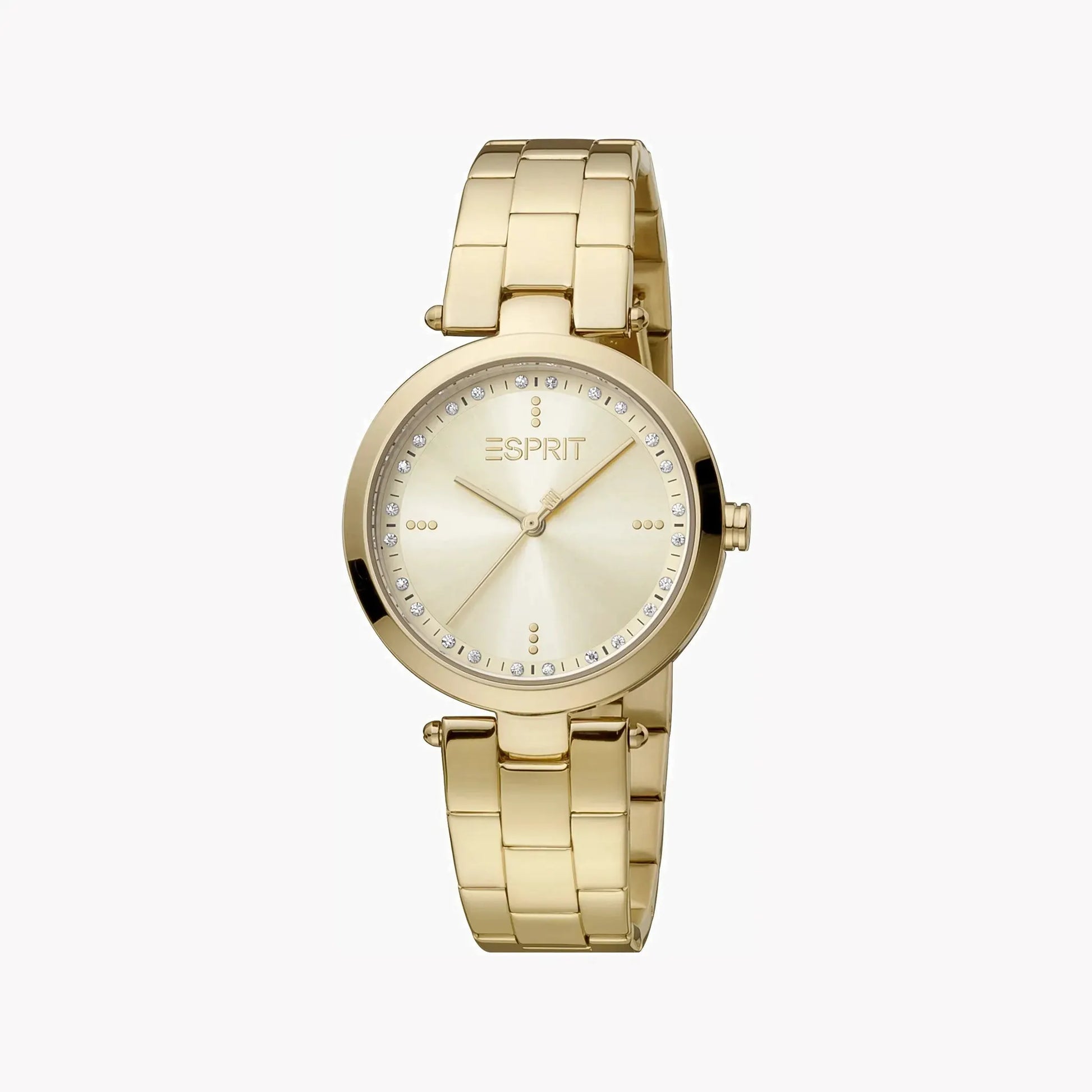 Esprit Women's Gold Stainless Steel Watch, Champagne Dial | Es1l188m0015 by ESPRIT