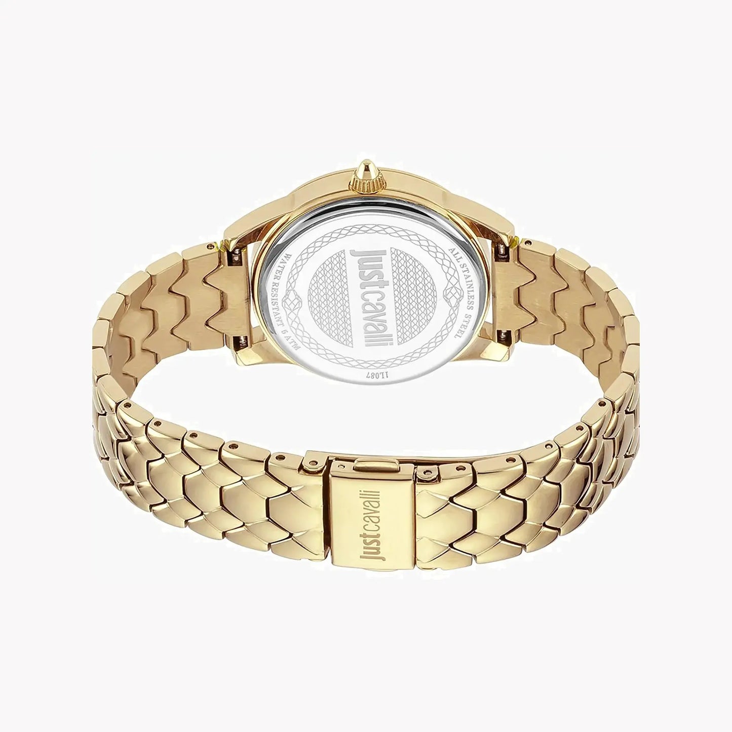 Just Cavalli Women's Gold Stainless Steel Watch, Silver Dial | Jc1l087m0055 by JUST CAVALLI