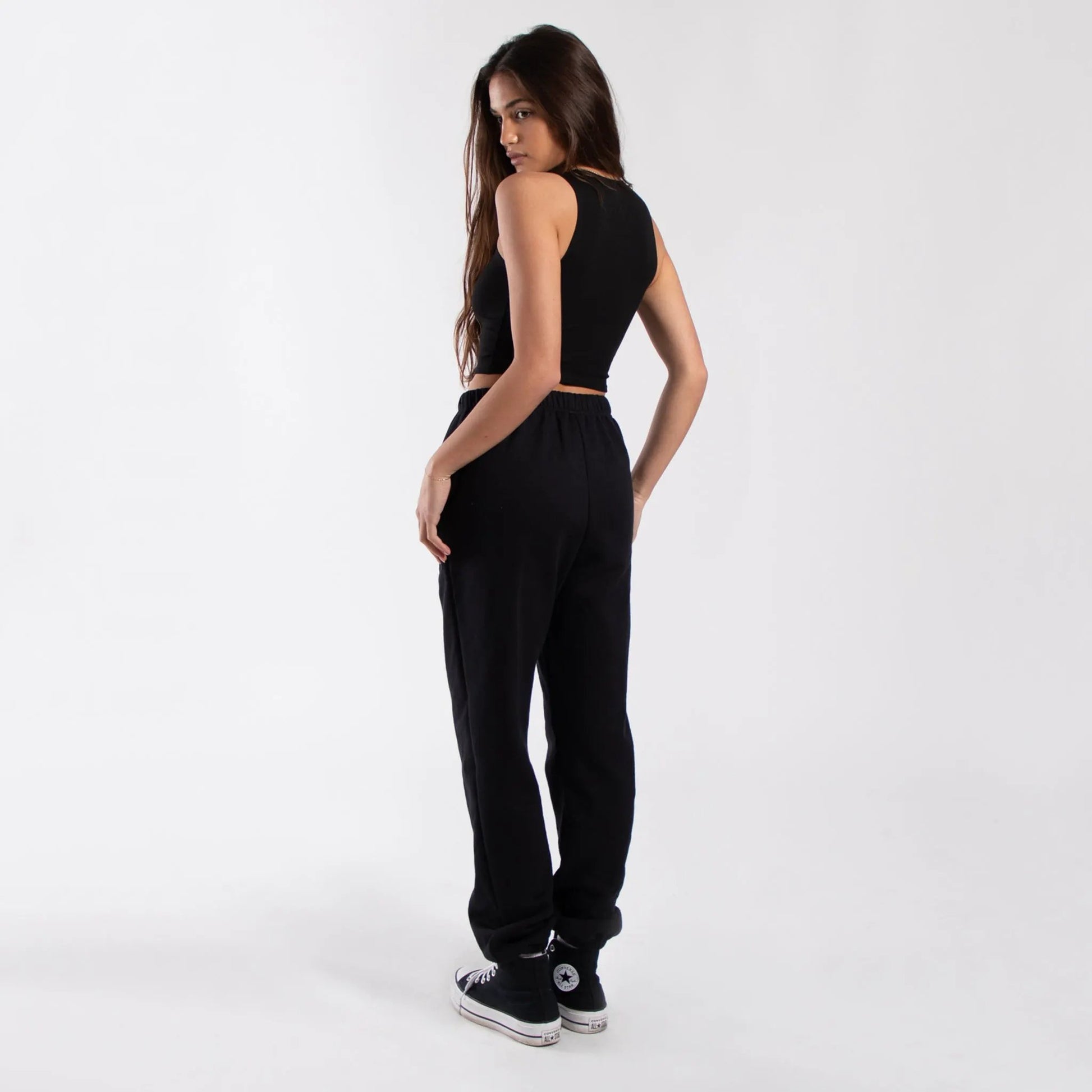0895 - Women's Cropped Formfitting Muscle Tank by POS Wholesale