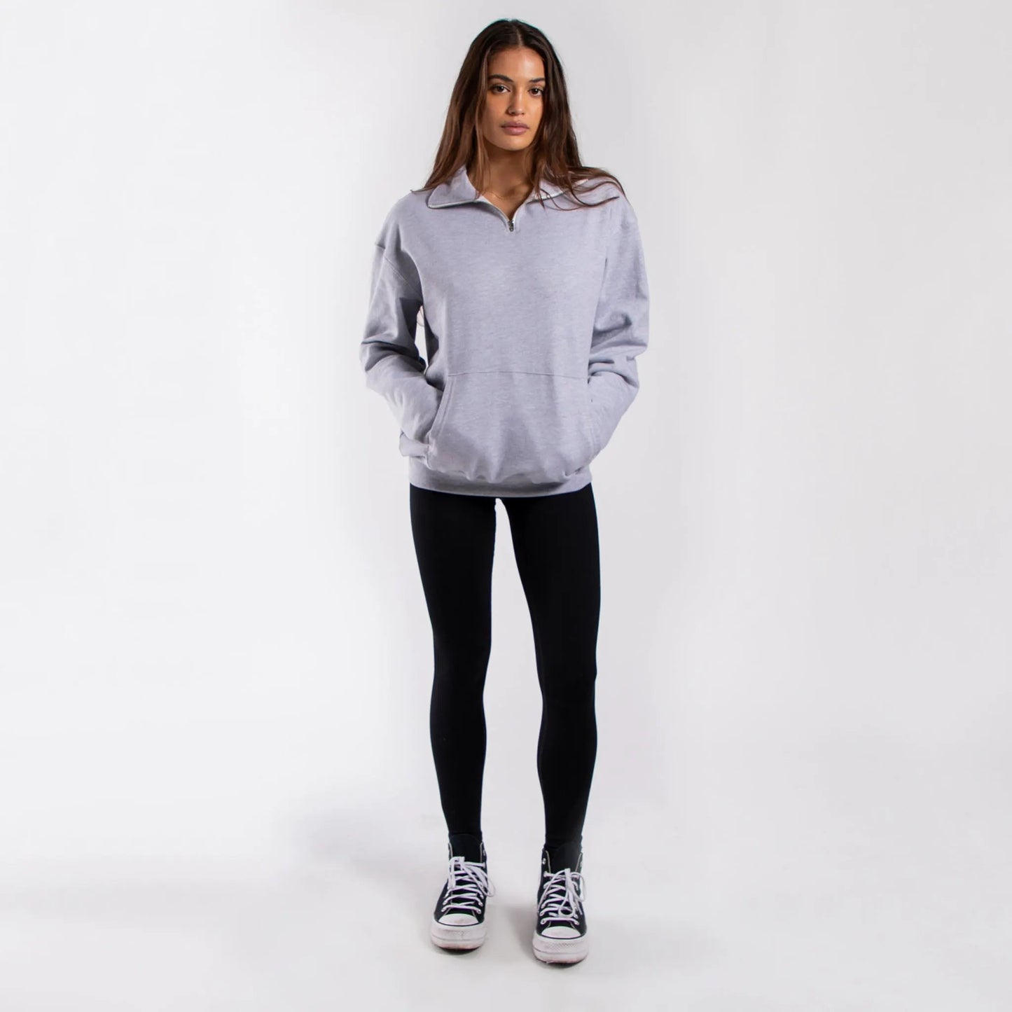 6051 - Women's Quarter Zip Sweatshirt by POS Wholesale