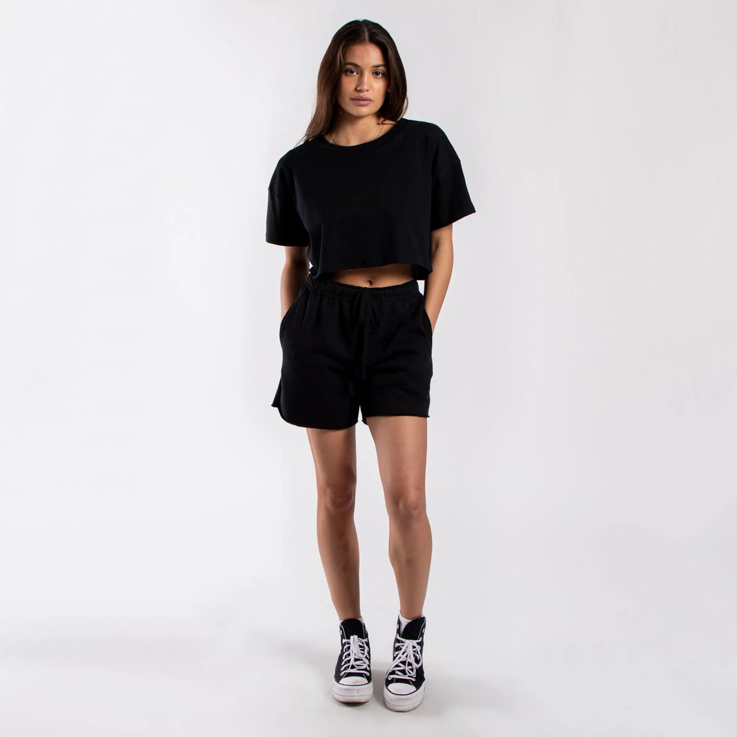 4000 - Women's Loose Cropped Tee by POS Wholesale