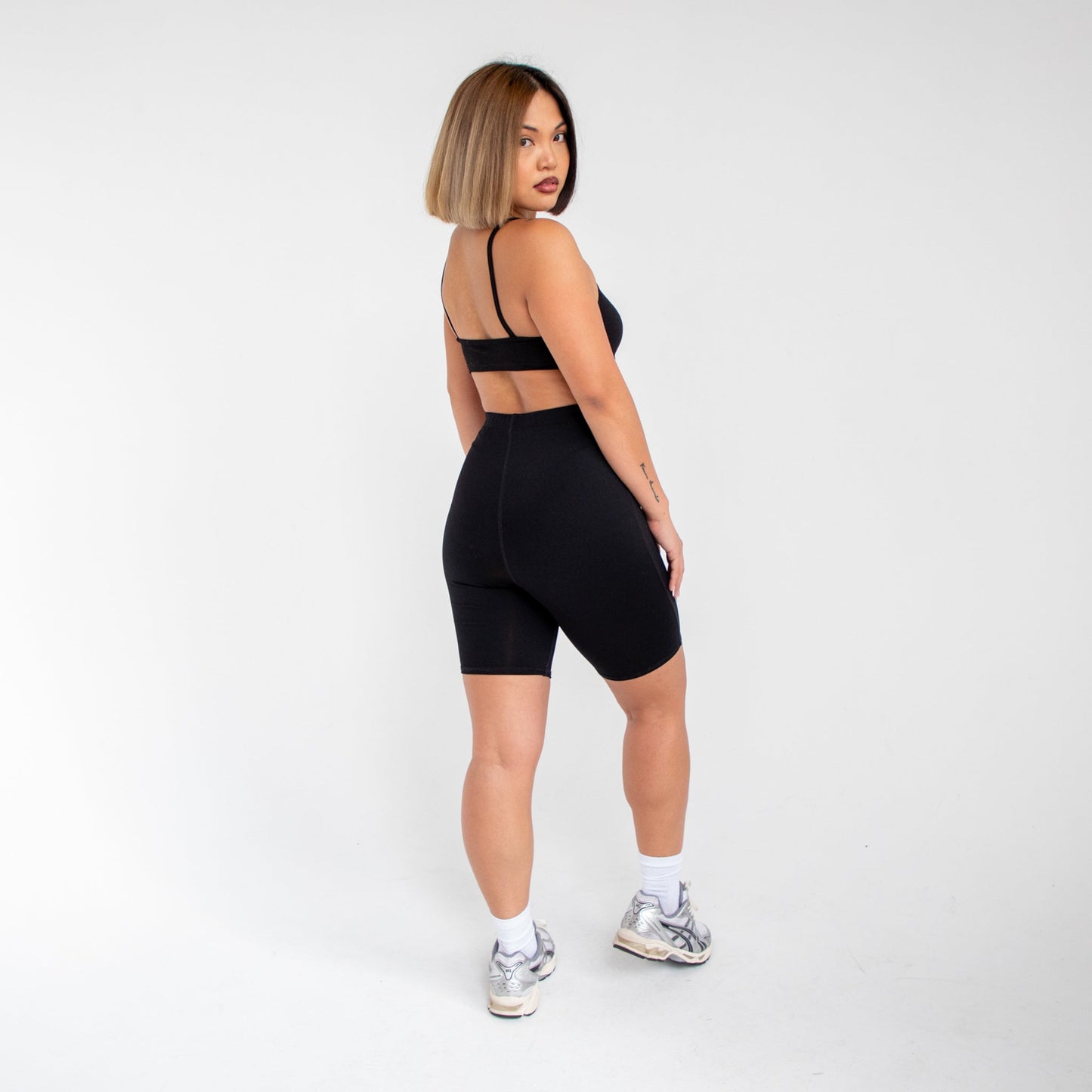 High Rise Performance Biker Shorts