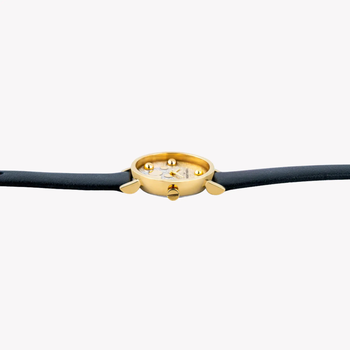 Pierre Cardin Women's Black Leather Watch, Silver & Gold | Ccm.0514 by PIERRE CARDIN