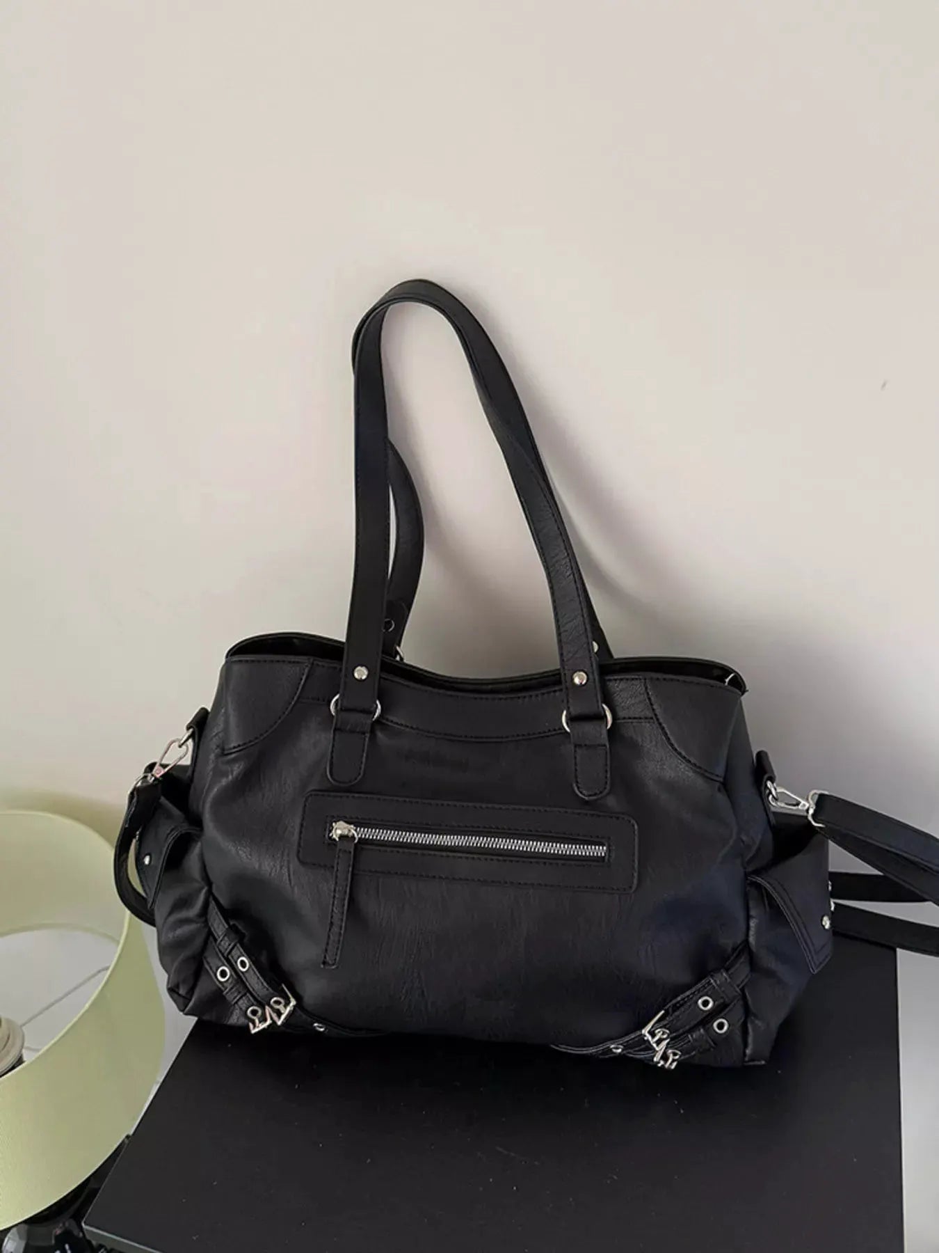 Rivet Decor Crossbody Bag by Partner Label