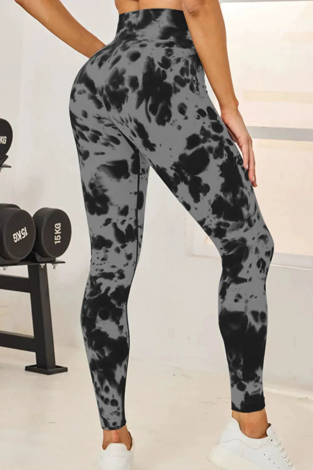 Tie-Dye High Waist Active Leggings by Partner Label