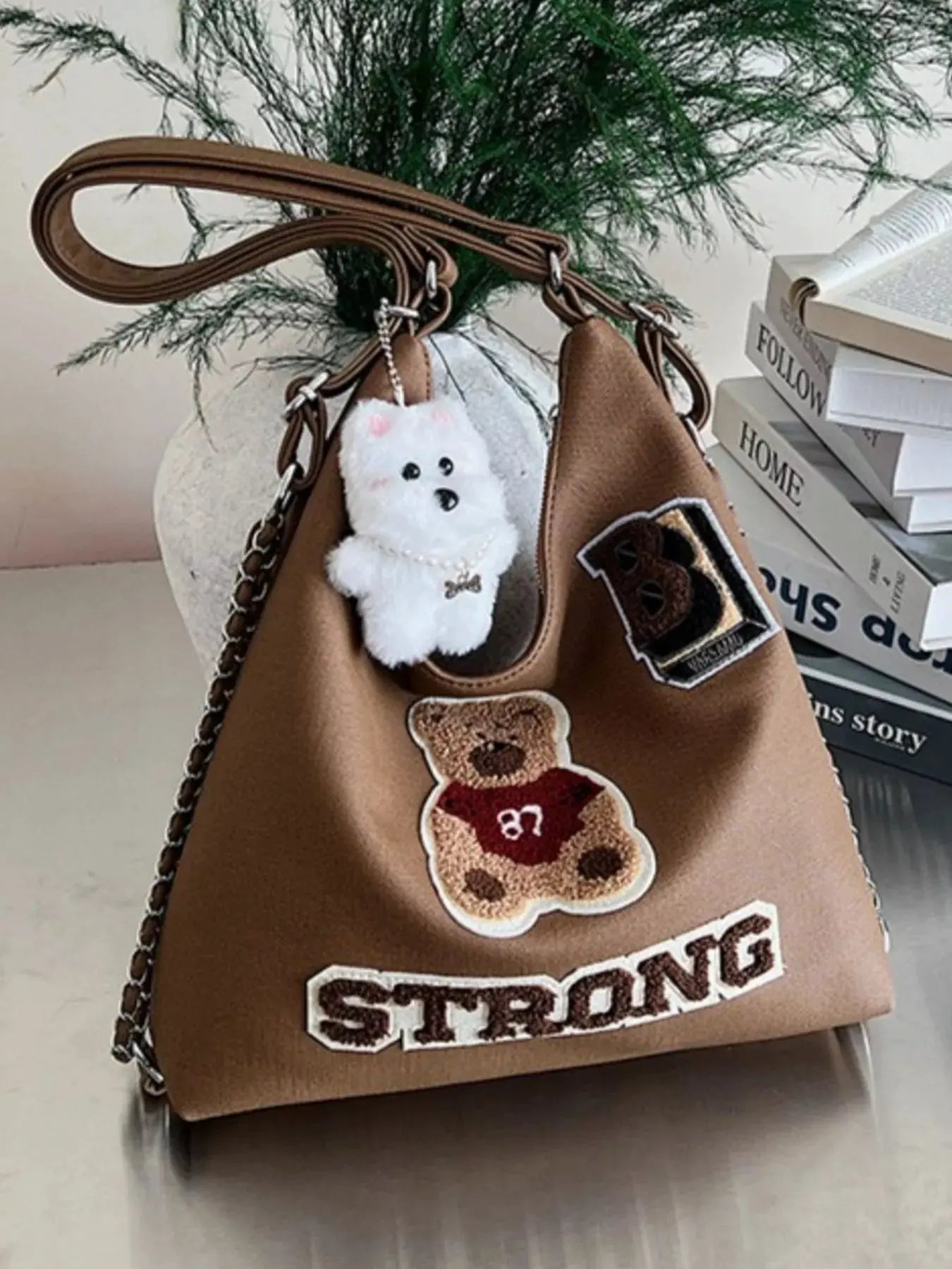 Cute Bear Adjustable Strap Handbag by Partner Label