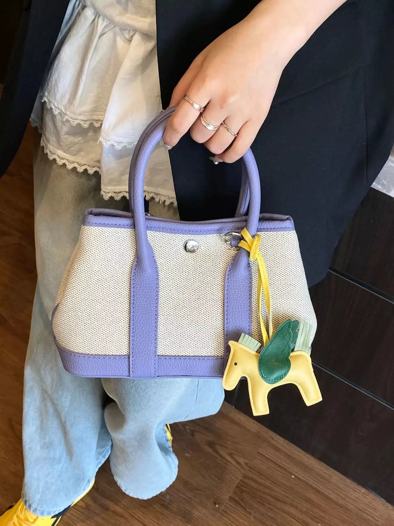 Contrast Crossbody Bag by Partner Label