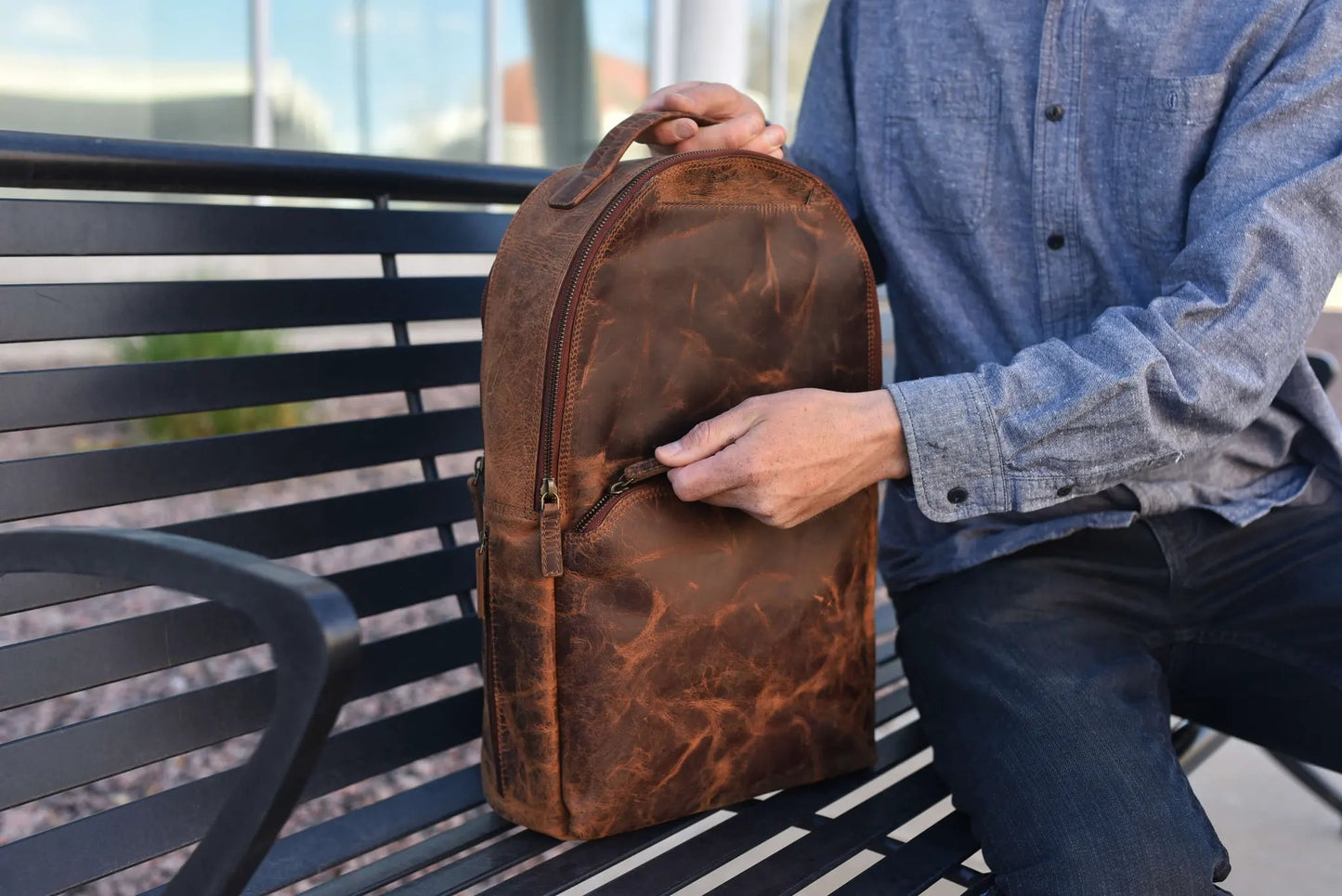 Executive Backpack by Kiko Leather