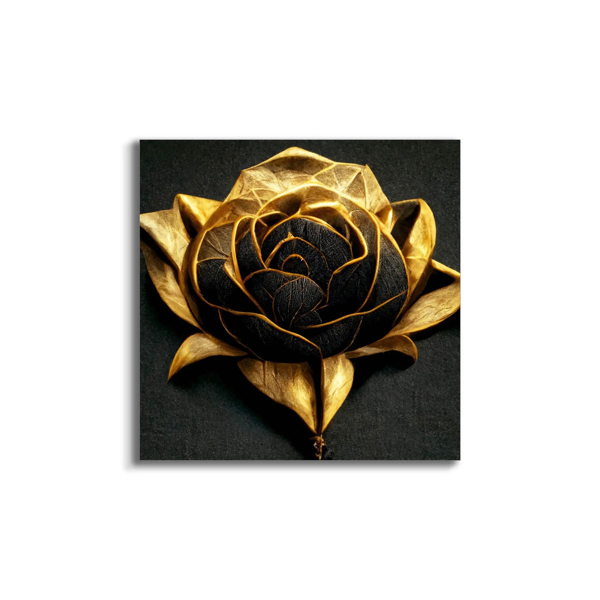 Canvas Print-Open gold blossom-Wall Art by Gtaart.ca