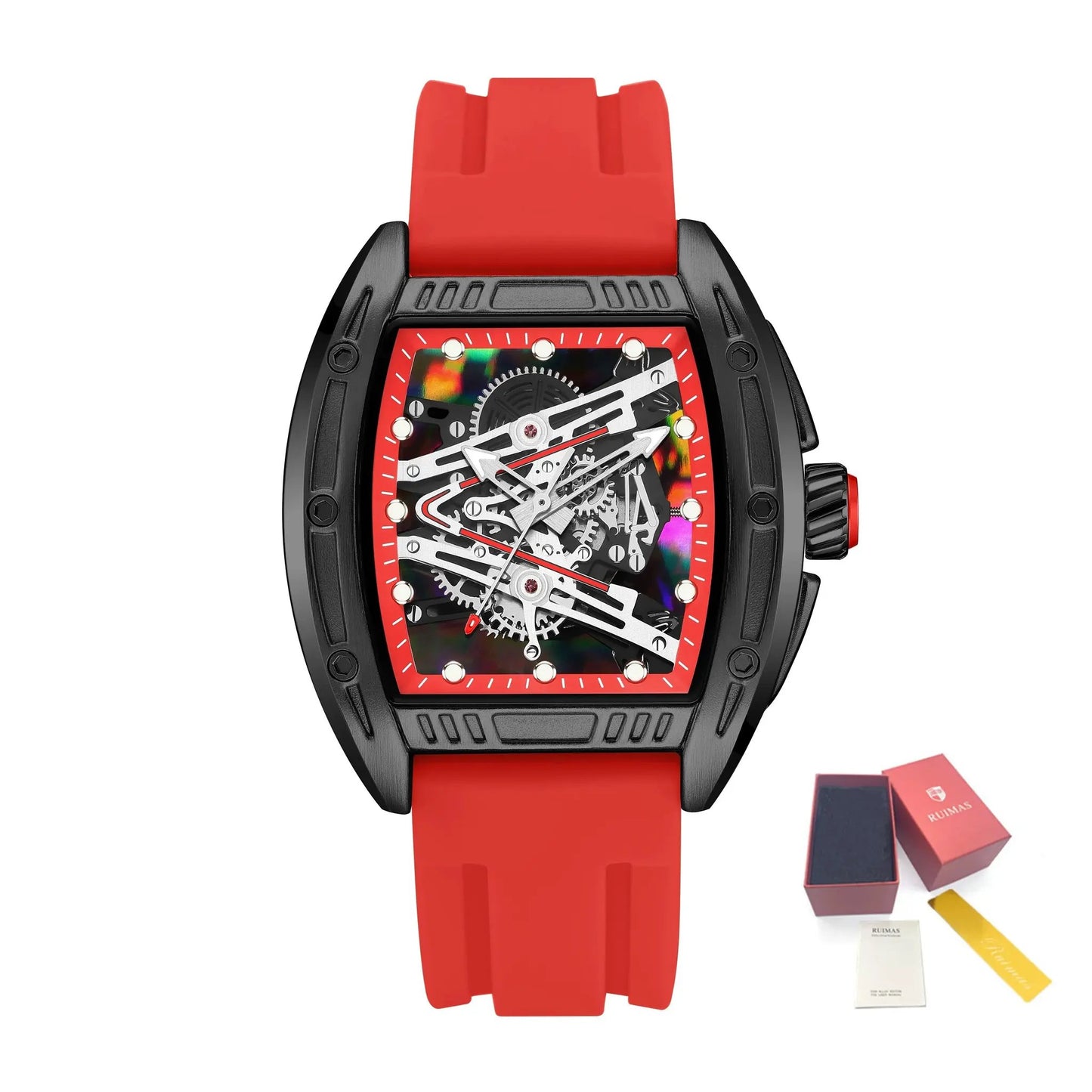 RUIMAS Fashion Military Quartz Watches Men Luxury Casual Sport Wrist Watches Waterproof Luminous Clock Large Dial Reloj Hombre 338 by MEGIR WATCH GROUP