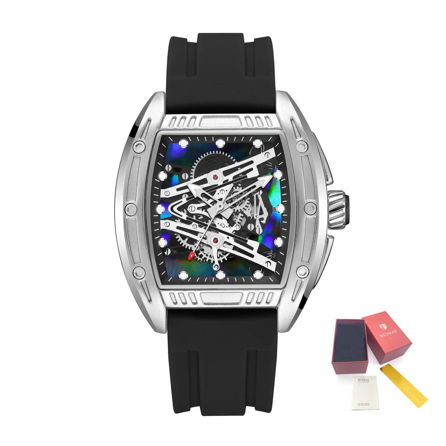 RUIMAS Fashion Military Quartz Watches Men Luxury Casual Sport Wrist Watches Waterproof Luminous Clock Large Dial Reloj Hombre 338 by MEGIR WATCH GROUP