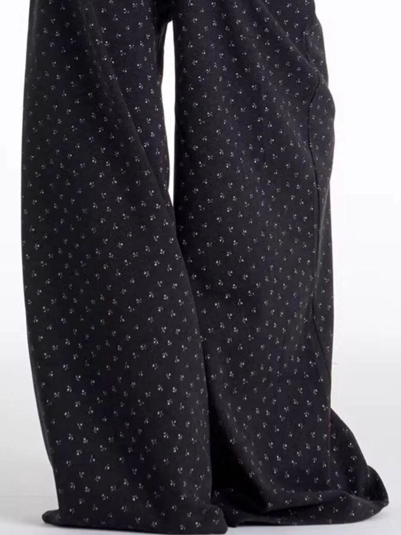 Men's Floral Print Wide Leg Pants by Partner Label