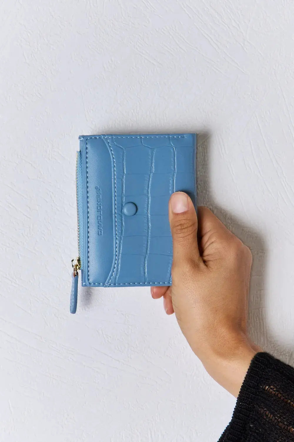 David Jones Texture PU Leather Mini Wallet by Partner Label