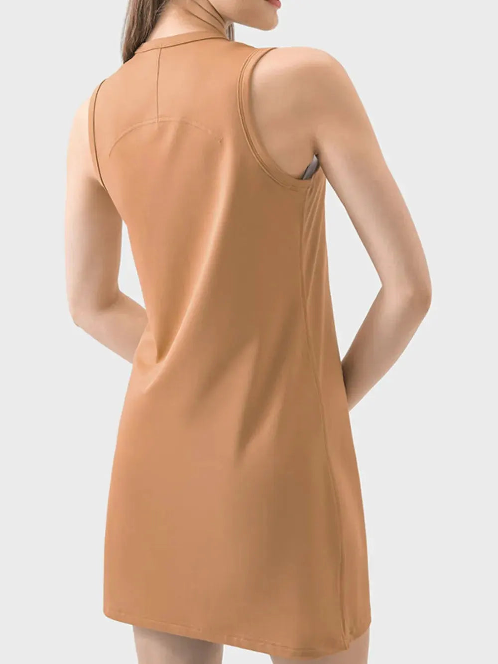 Millennia Round Neck Sleeveless Active Dress by Millennia