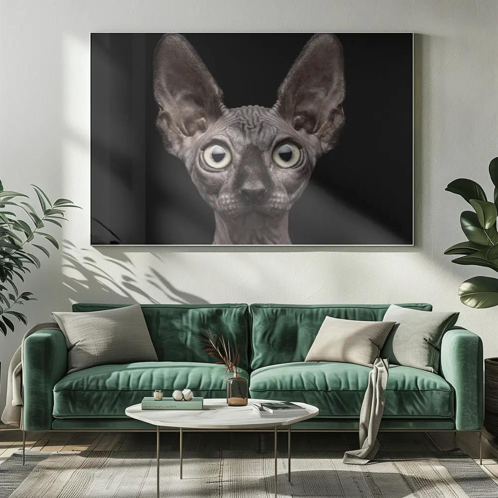 Wall art Sphynx Cat by Patrick Matte