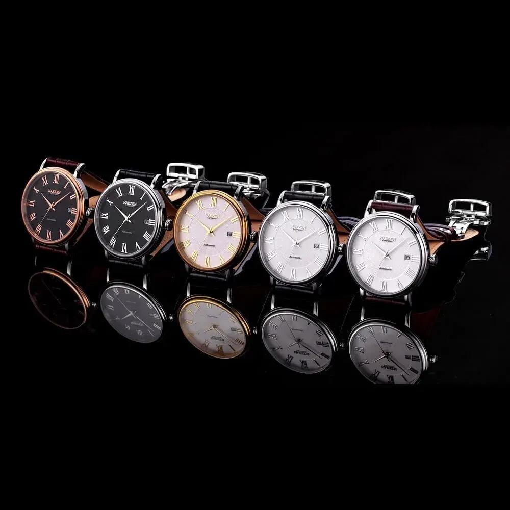 NAKZEN Miyota 9015 Automatic Mechanical Men Watch 2019 Hot Wrist Brand Luxury Sapphire glass Wristwatch Clock Relogio Masculino 7002 by MEGIR WATCH GROUP