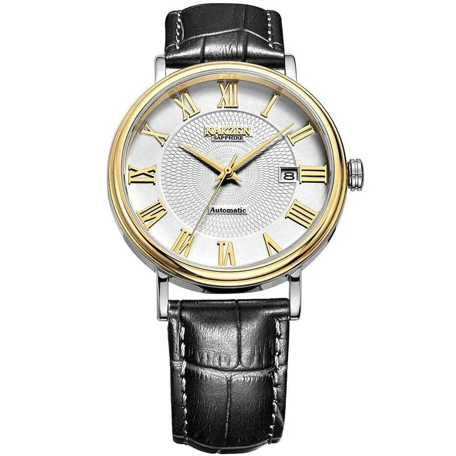 NAKZEN Miyota 9015 Automatic Mechanical Men Watch 2019 Hot Wrist Brand Luxury Sapphire glass Wristwatch Clock Relogio Masculino 7002 by MEGIR WATCH GROUP