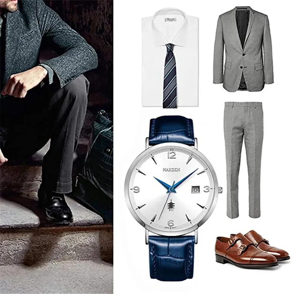 NAKZEN Classic Men Wrist Watch Brand Luxury Quartz Watch Male Casual Sport Cool Watches Gift Relogio Masculino Drop Shipping 1006 by MEGIR WATCH GROUP
