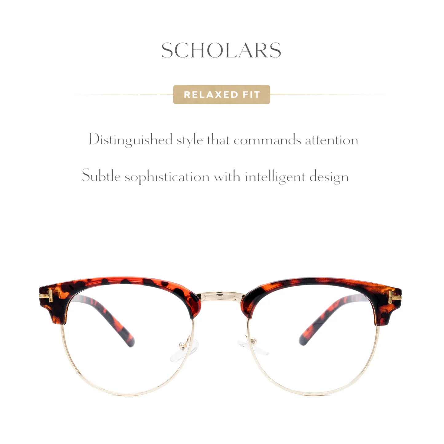 LADYBOSS SCHOLARS - Tortoise by LADYBOSS GLASSES™