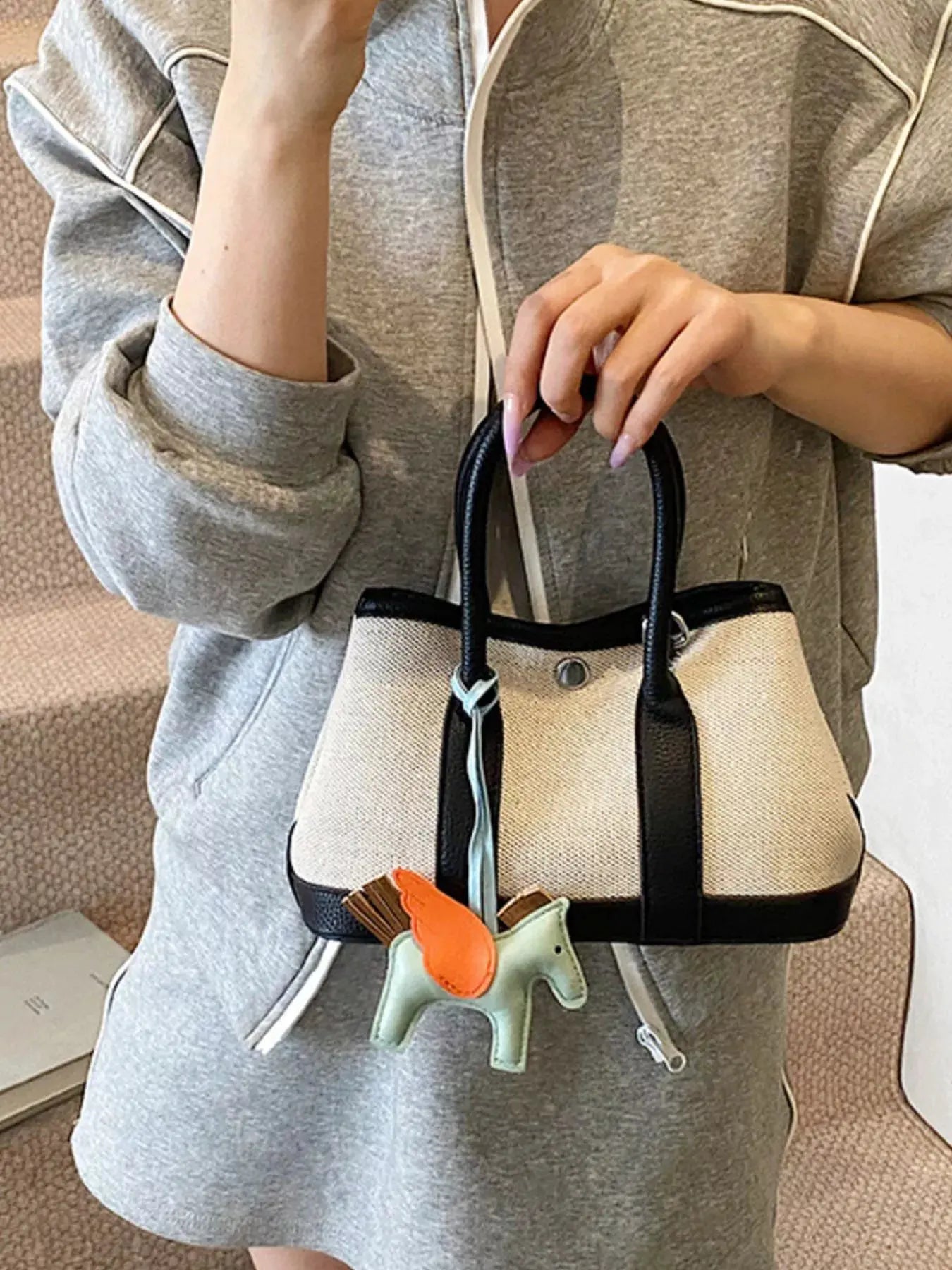 Contrast Crossbody Bag by Partner Label