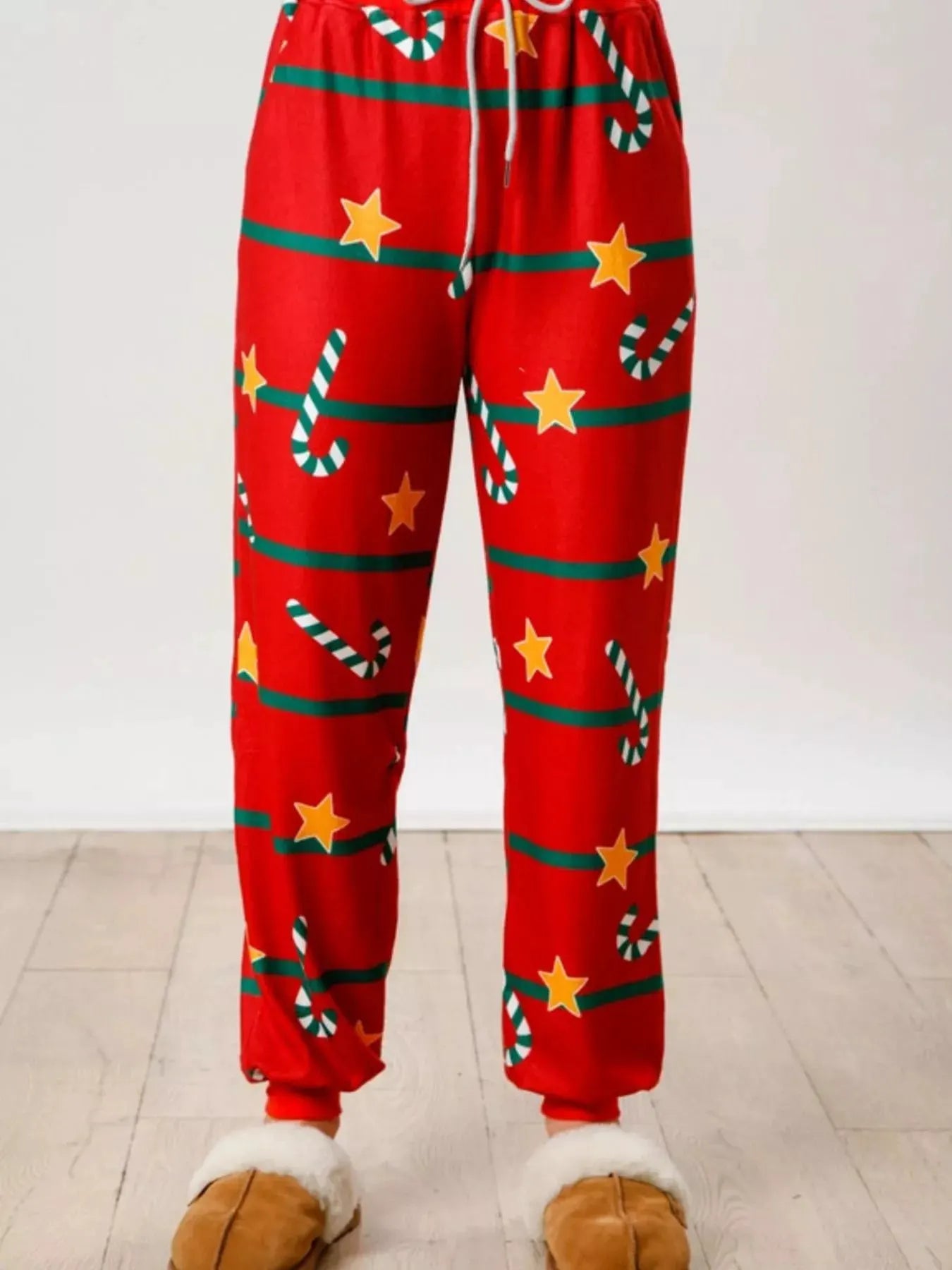 Christmas Long Sleeve Top and Pants Lounge Set by Partner Label