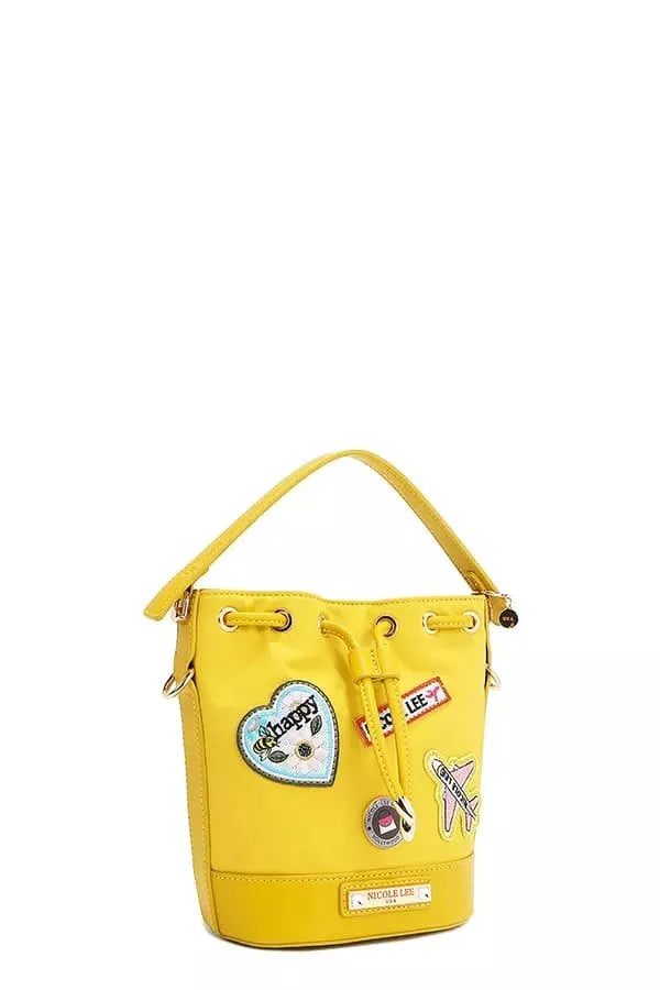 Nicole Lee USA Color Patch Bucket Bag by Nicole Lee USA