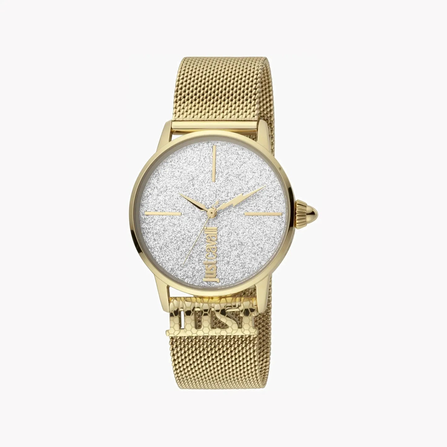 Just Cavalli Women's Gold Stainless Steel Watch, Silver Dial | Jc1l078m0065 by JUST CAVALLI