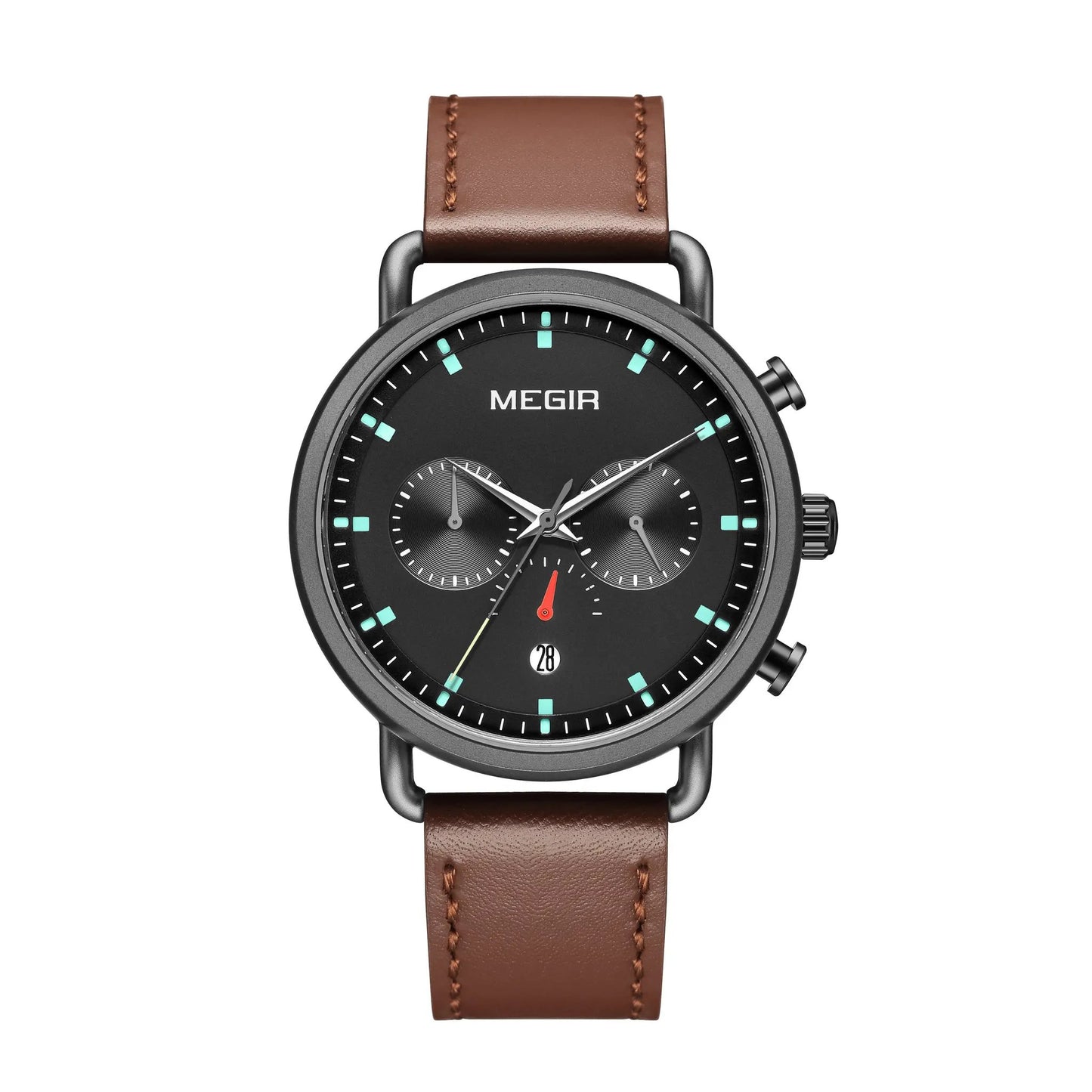 MEGIR Men Watch Top Brand Fashion Casual Quartz Watches Waterproof Date Man Sports Military Wristwatch Clock Relogio Masculino 2159 by MEGIR WATCH GROUP