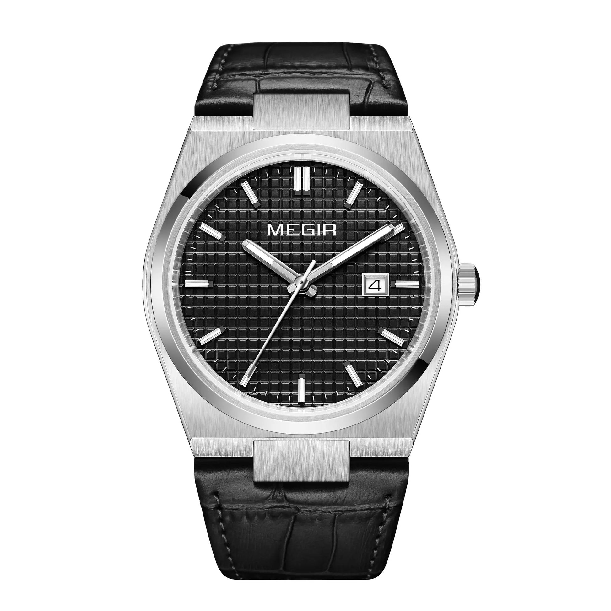 MEGIR Watches for Men Fashion Business Men's Wrist Watch Waterproof Leather Quartz Sport Wristwatch Date Clock Reloj Hombre 8406 by MEGIR WATCH GROUP