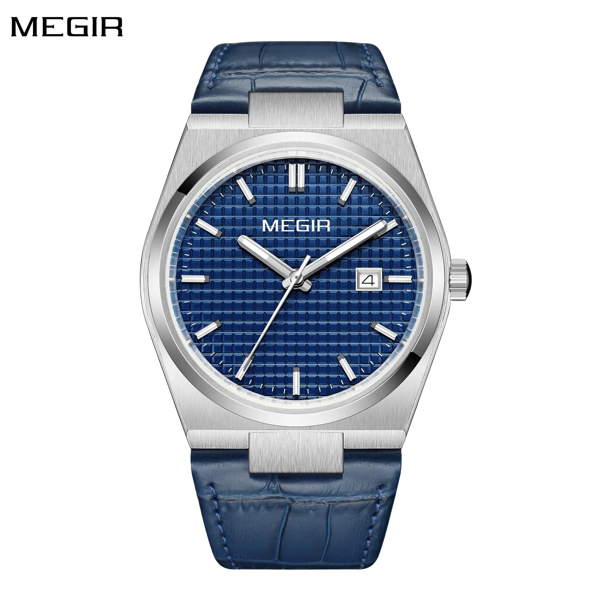 MEGIR Watches for Men Fashion Business Men's Wrist Watch Waterproof Leather Quartz Sport Wristwatch Date Clock Reloj Hombre 8406 by MEGIR WATCH GROUP
