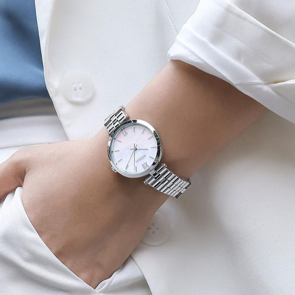 MEGIR Ladies Bracelet Watches Fashion Luxury Women's Casual Wrist Watch Steel Quartz Watch Dress Female Clock Reloj Mujer 85112 by MEGIR WATCH GROUP