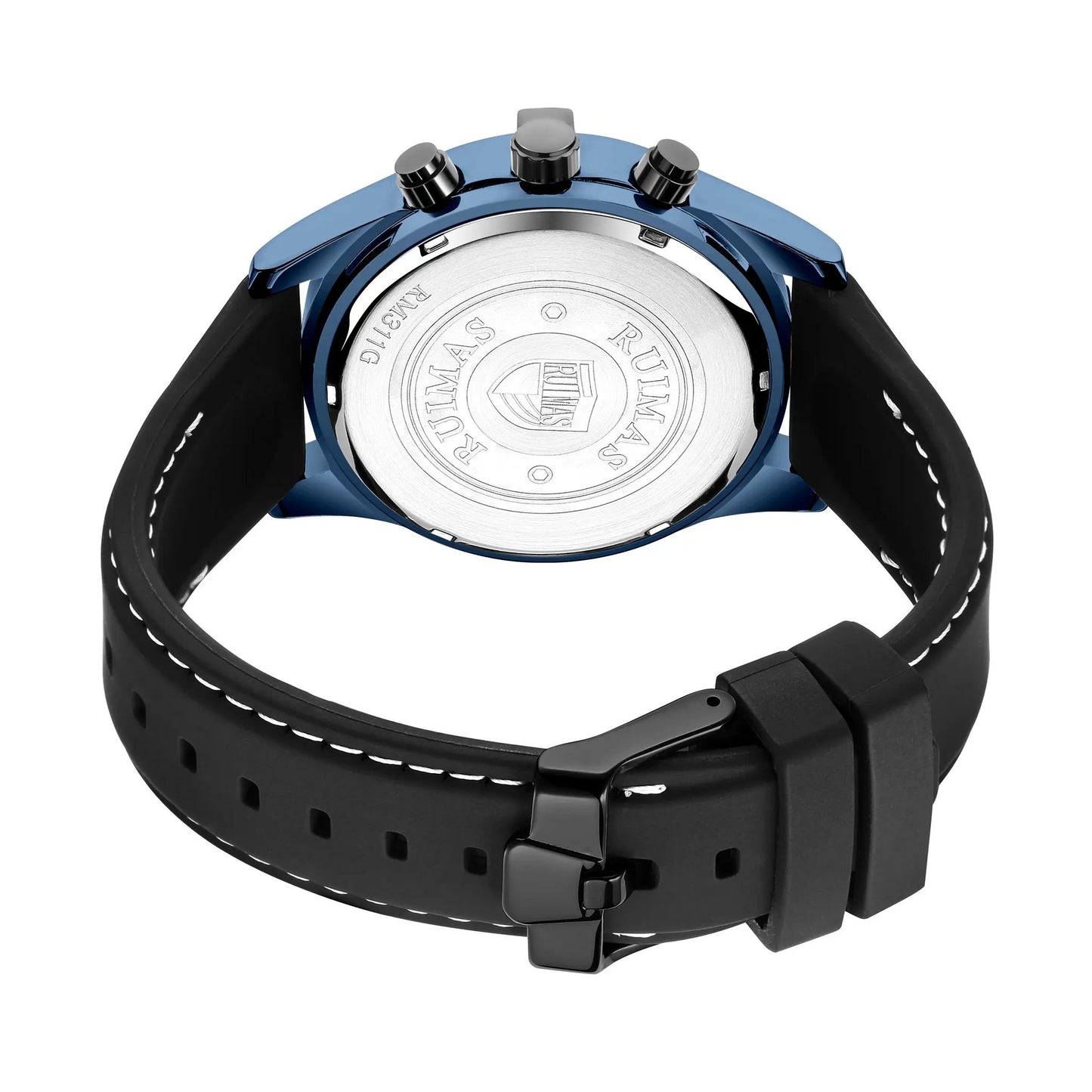 RUIMAS Top Luxury Quartz Wristwatches Men Silicone Large Dial Military Sports Watches Waterproof Luminous Date Reloj Hombre 311 by MEGIR WATCH GROUP