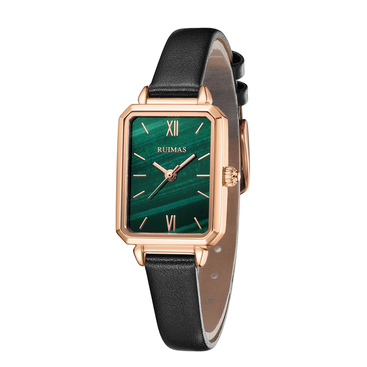 RUIMAS Luxury Ladies Watch Steel Strap Women Bracelet Clocks Leather Band Famale Wristwatch Dress Watches Reloj Mujer 329 by MEGIR WATCH GROUP