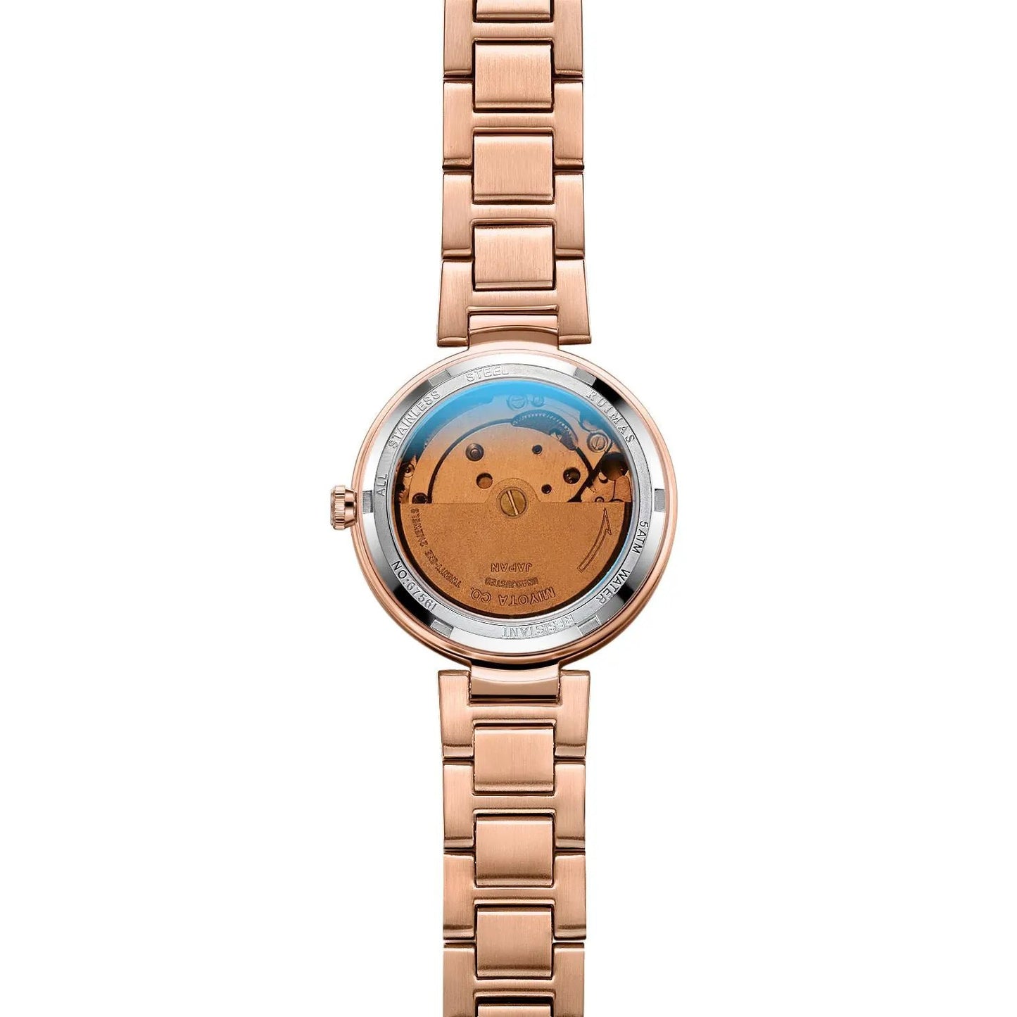 RUIMAS Women Automatic Mechanical Watch Steel Strap Ladies Business Wrist Watch Fashion Waterproof Date Clock Montre Femme 6756 by MEGIR WATCH GROUP