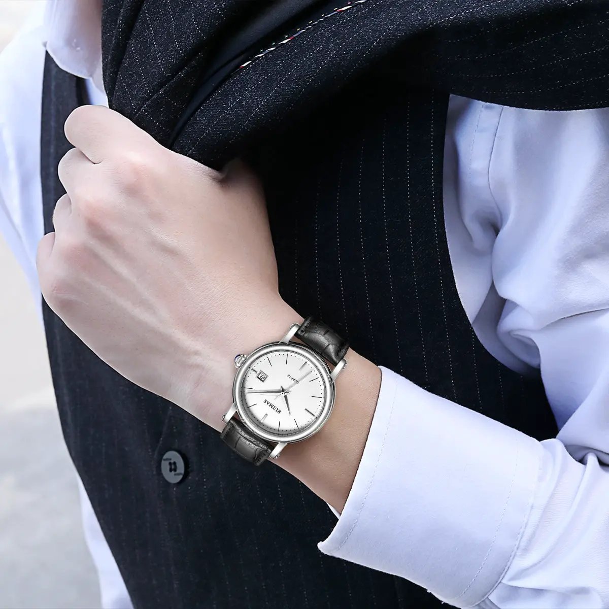 RUIMAS Fashion Mens Quartz Watches Sapphire Sport Wristwatch Waterproof Large Dial Business Casual Watch Clock Montre Homme 6762 by MEGIR WATCH GROUP