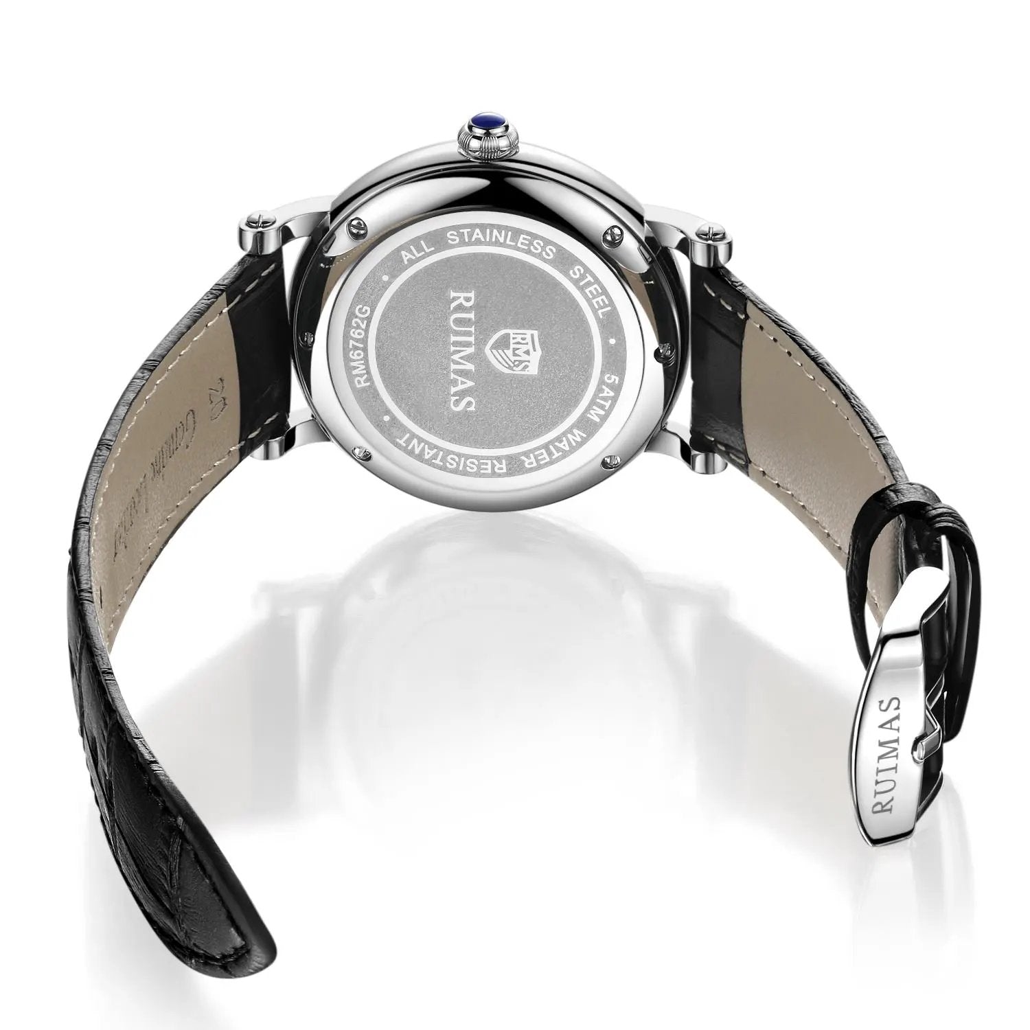 RUIMAS Fashion Mens Quartz Watches Sapphire Sport Wristwatch Waterproof Large Dial Business Casual Watch Clock Montre Homme 6762 by MEGIR WATCH GROUP