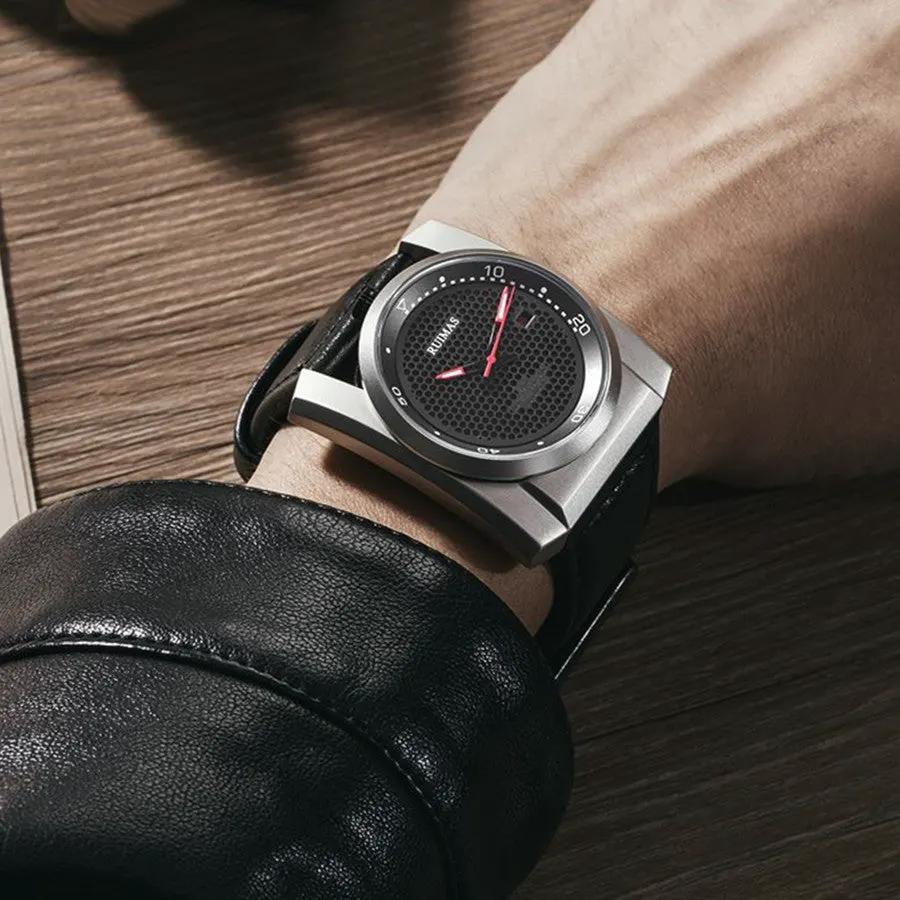 RUIMAS Luxury Men Watches Automatic Mechanical Wrist Watch for Mens Fashion Leather Business Casual Clock Montre Homme 6775 by MEGIR WATCH GROUP