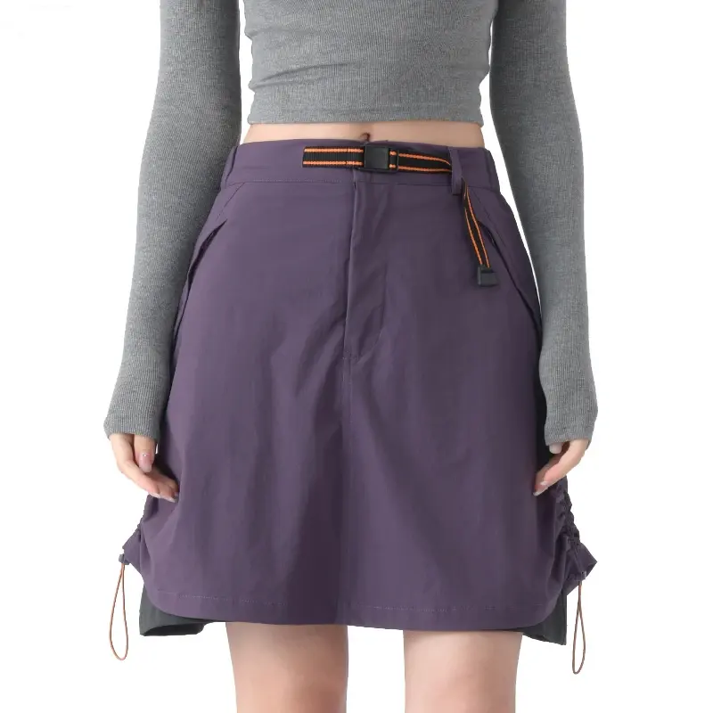 Women's Lightweight Stretch Skort with Cargo Styling by Vimost Shop