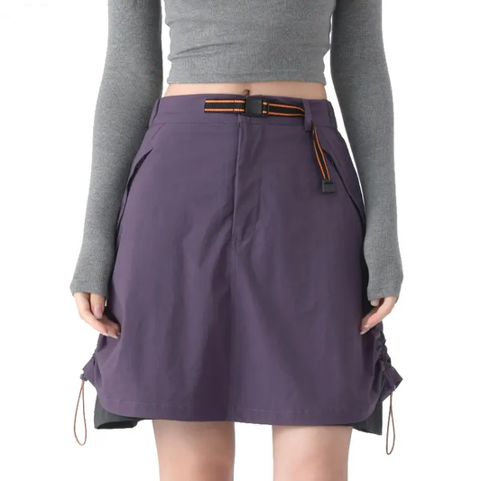 Women's Lightweight Stretch Skort with Cargo Styling by Vimost Shop