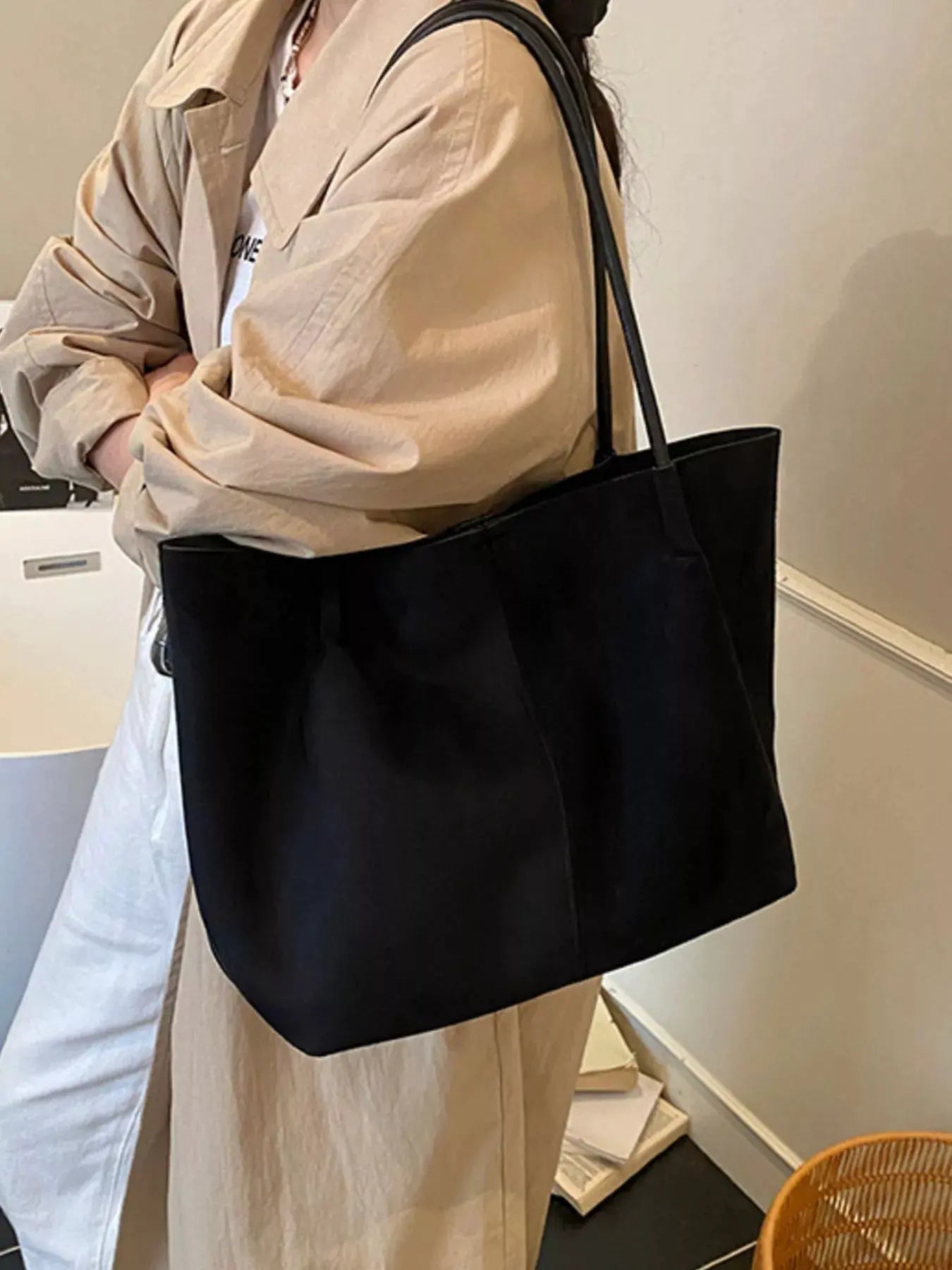 Solid Color Tote Bag by Partner Label