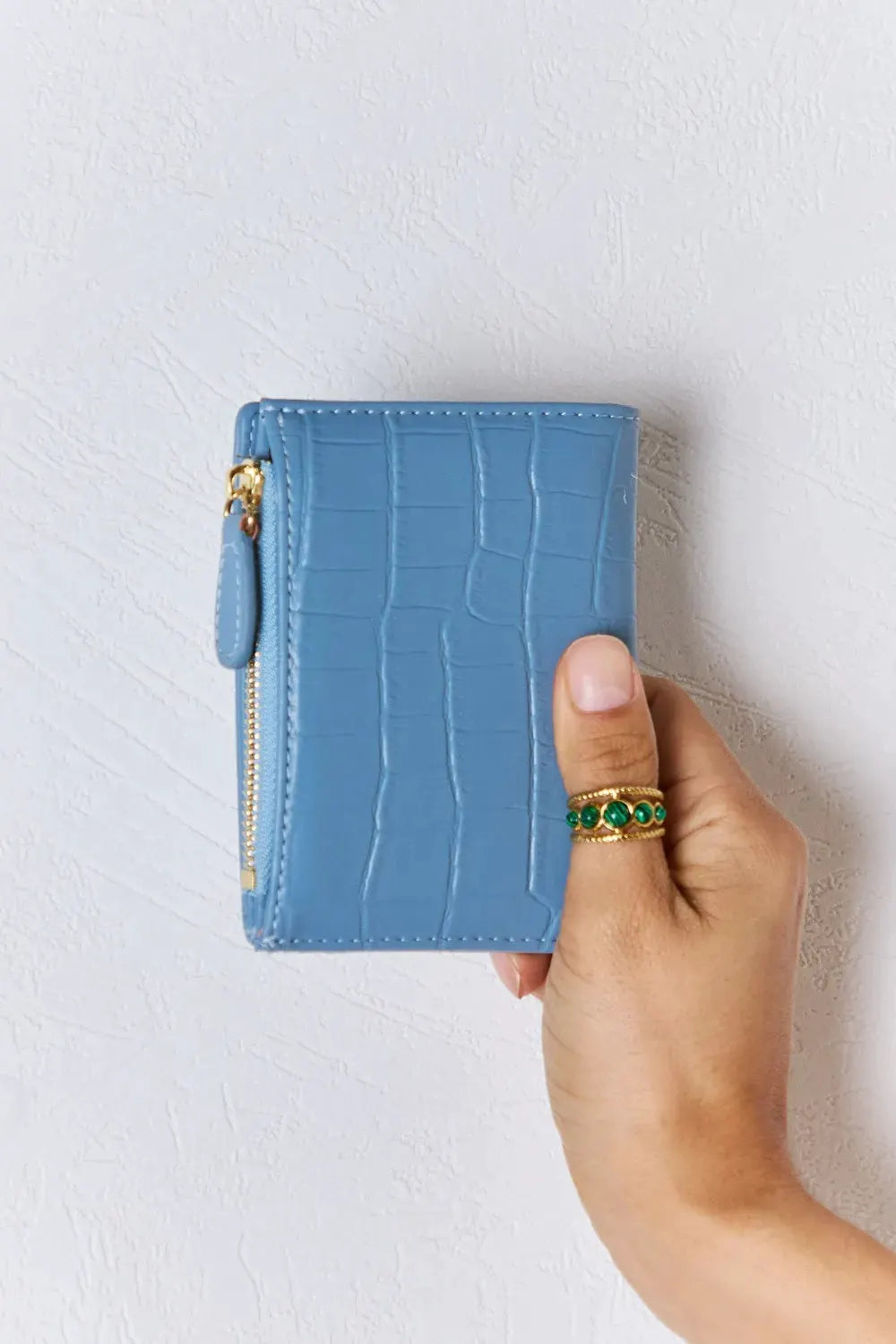 David Jones Texture PU Leather Mini Wallet by Partner Label