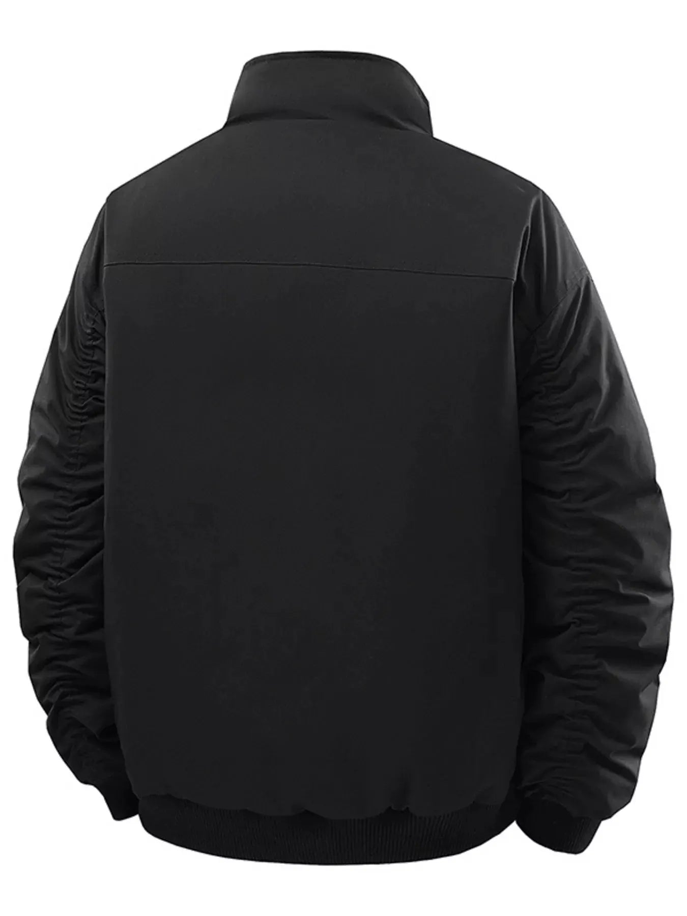 Men's Casual Stand Collar Lightweight Bomber Jacket by Partner Label
