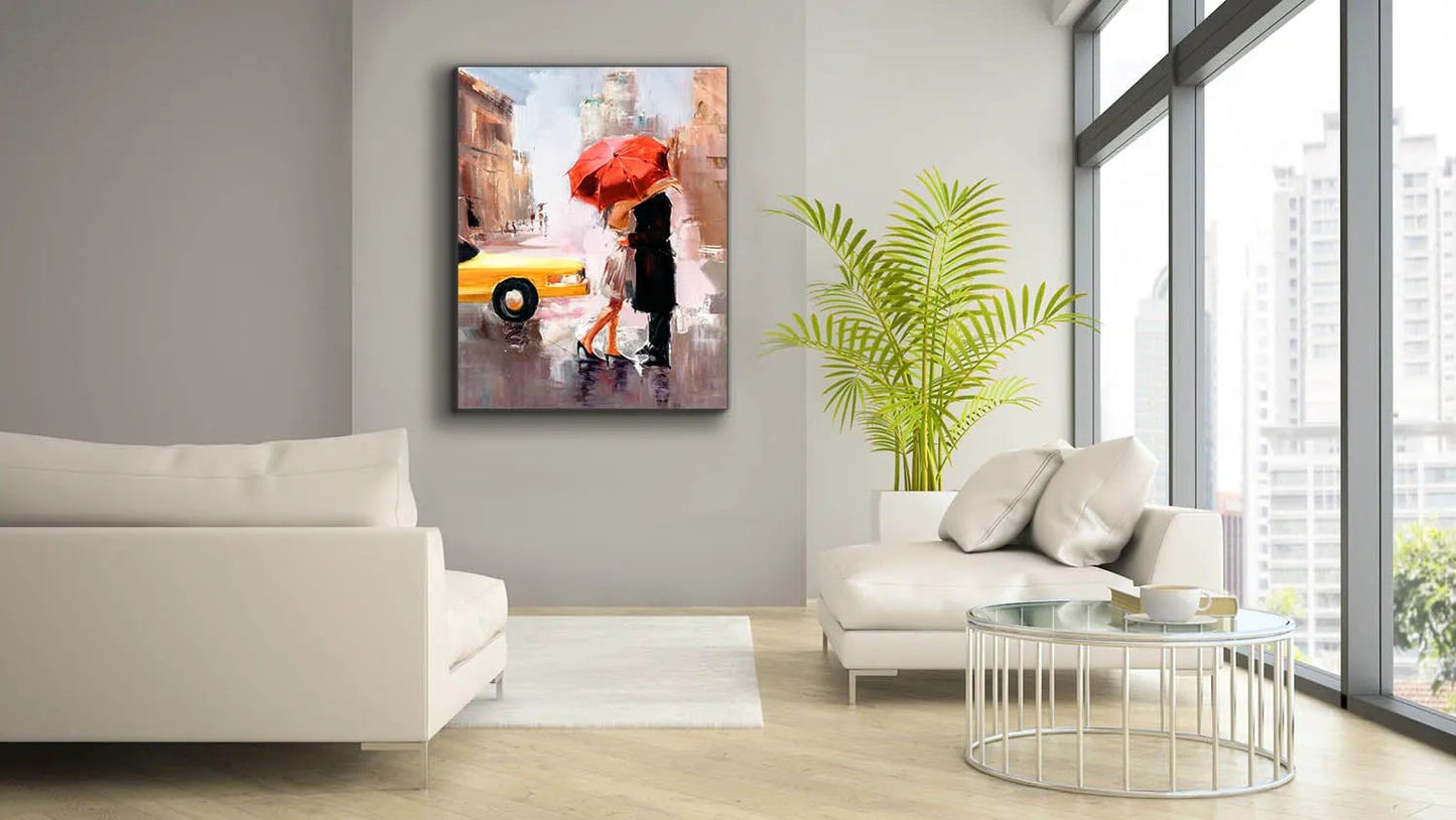 NYC KISS - Wall art decor-Fine Art Canvas by Gtaart.ca