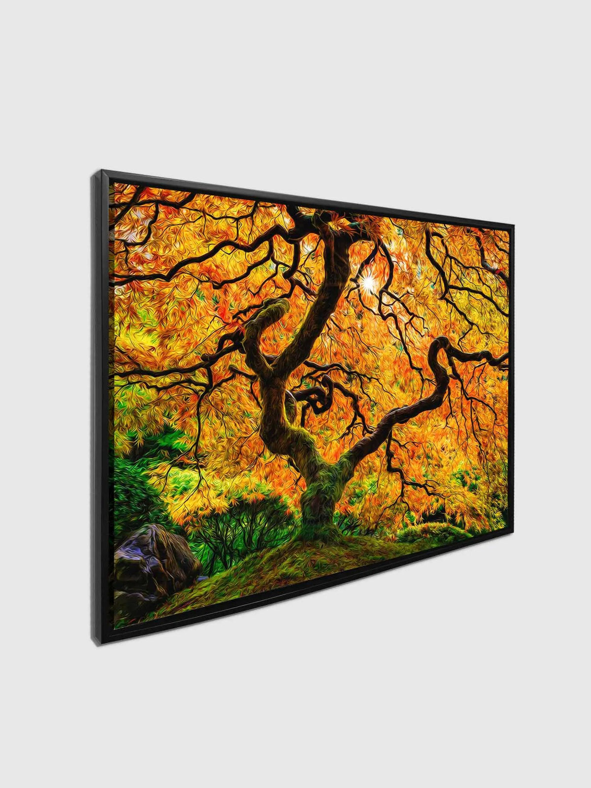 Canvas Print-Orange Tree-Nature Artwork by Gtaart.ca