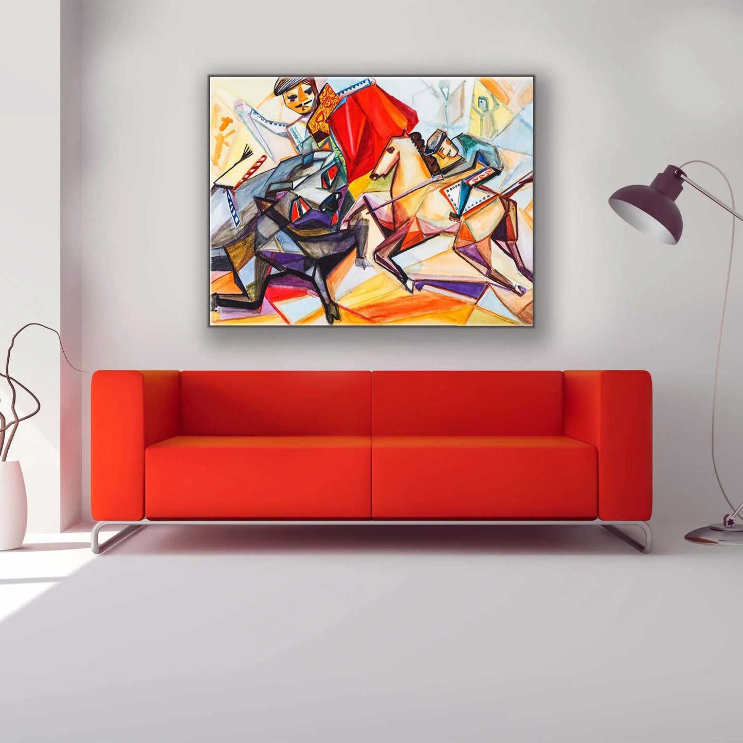 Picasso I - Fine Art Canvas-Artwork print-RGB varnish by Gtaart.ca