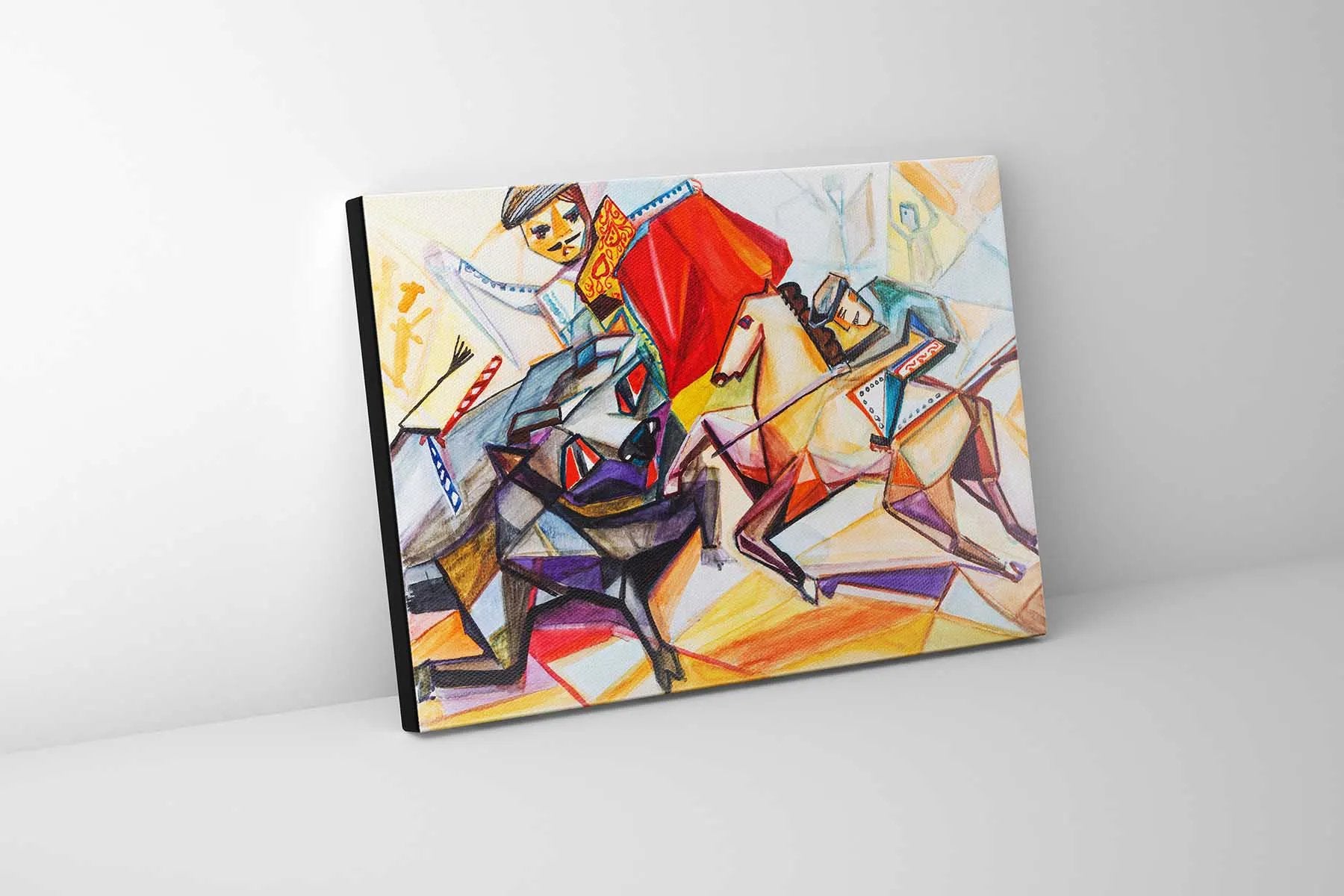 Picasso I - Fine Art Canvas-Artwork print-RGB varnish by Gtaart.ca
